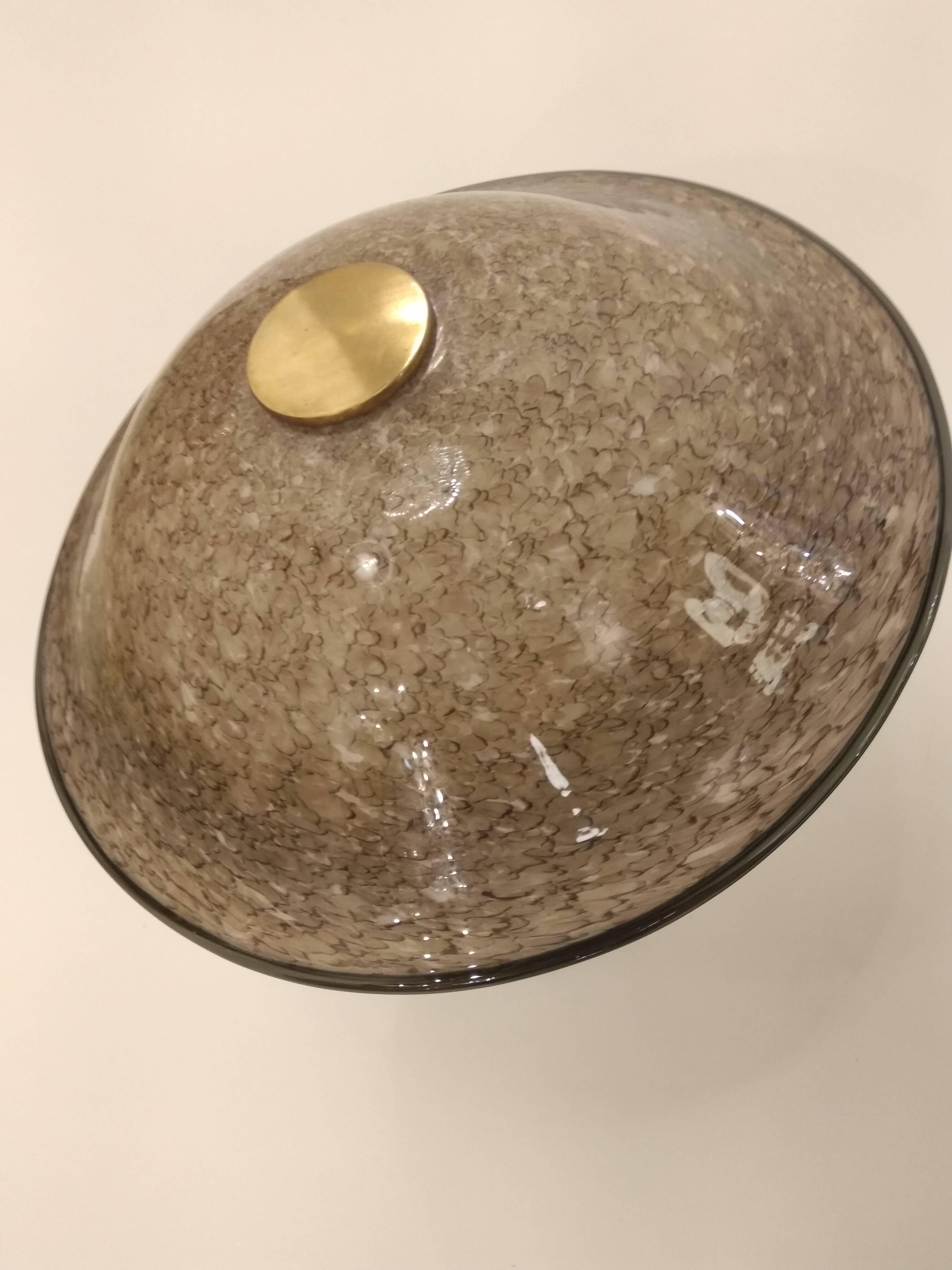 Mid-Century Modern 1960s Murano Glass Table Lamp
