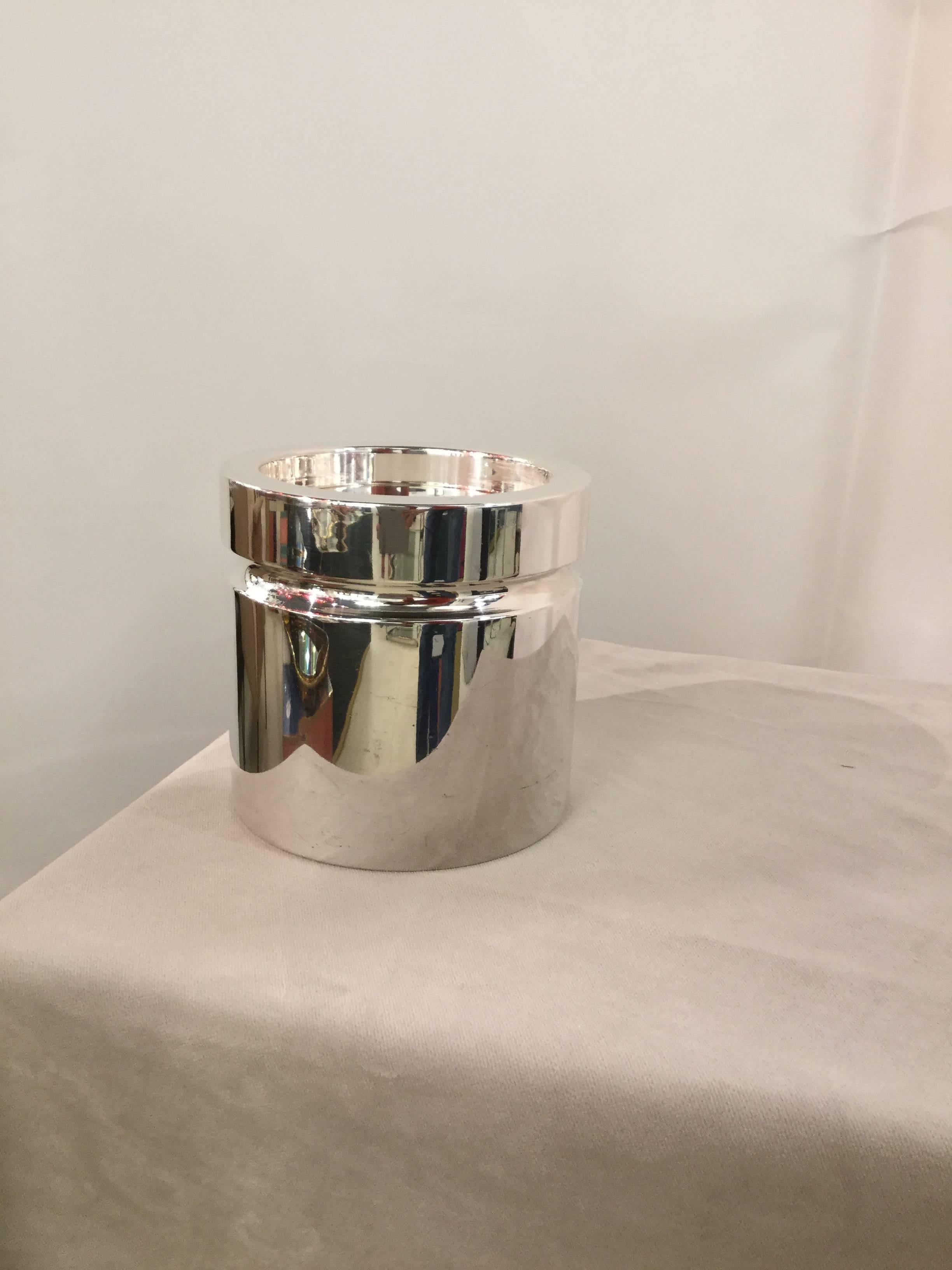 Italian Sabattini Silver Plate Ice Bucket