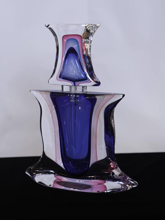 An Oversized Glass Decorative Perfume Bottle For Sale at 1stdibs