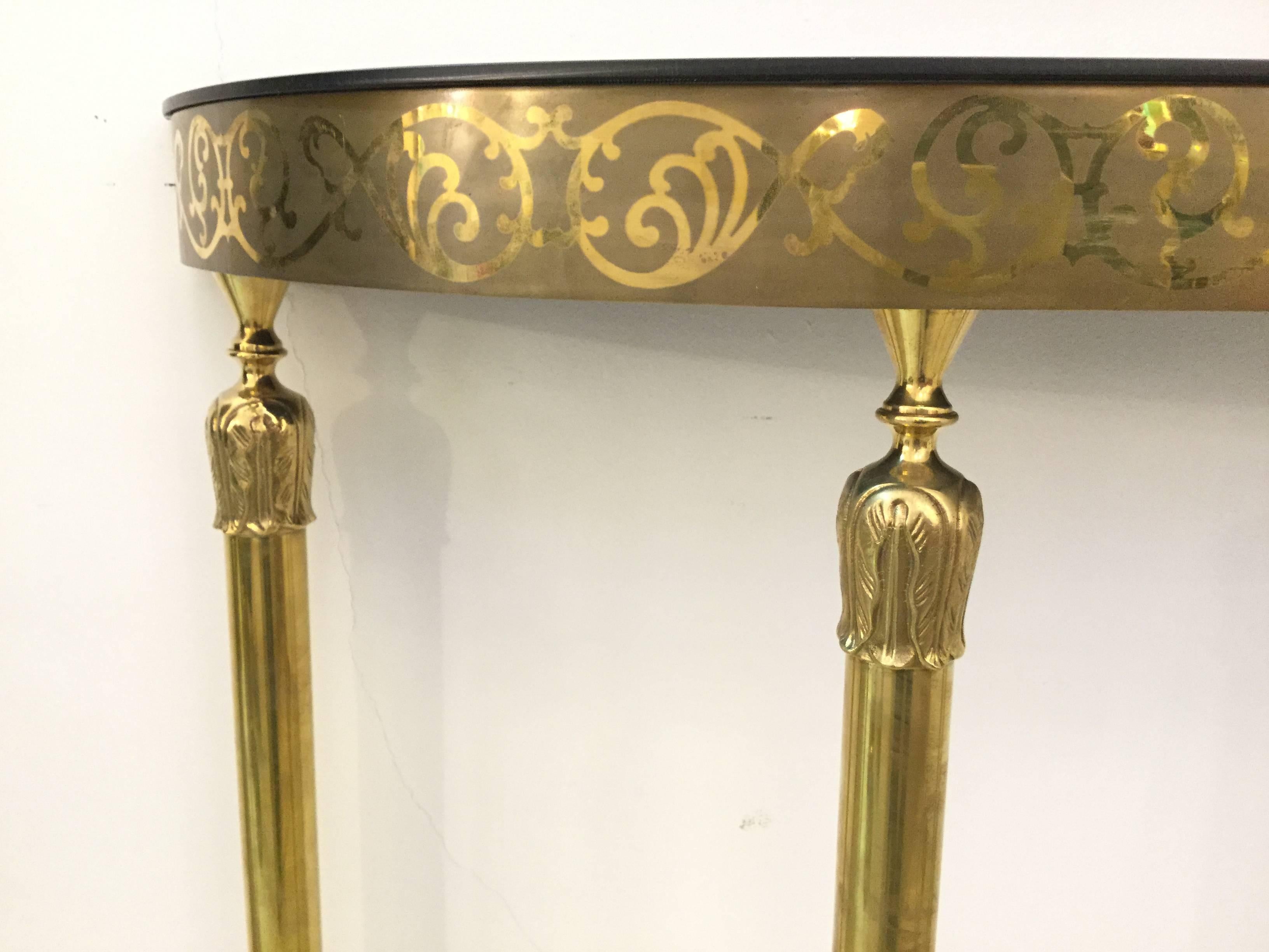 Italian Console Table in Brass, circa 1964 In Excellent Condition In London, GB