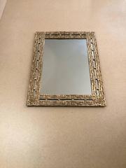 Italian designed Bronze artistic Mirror  Luciano Frigerio 1960