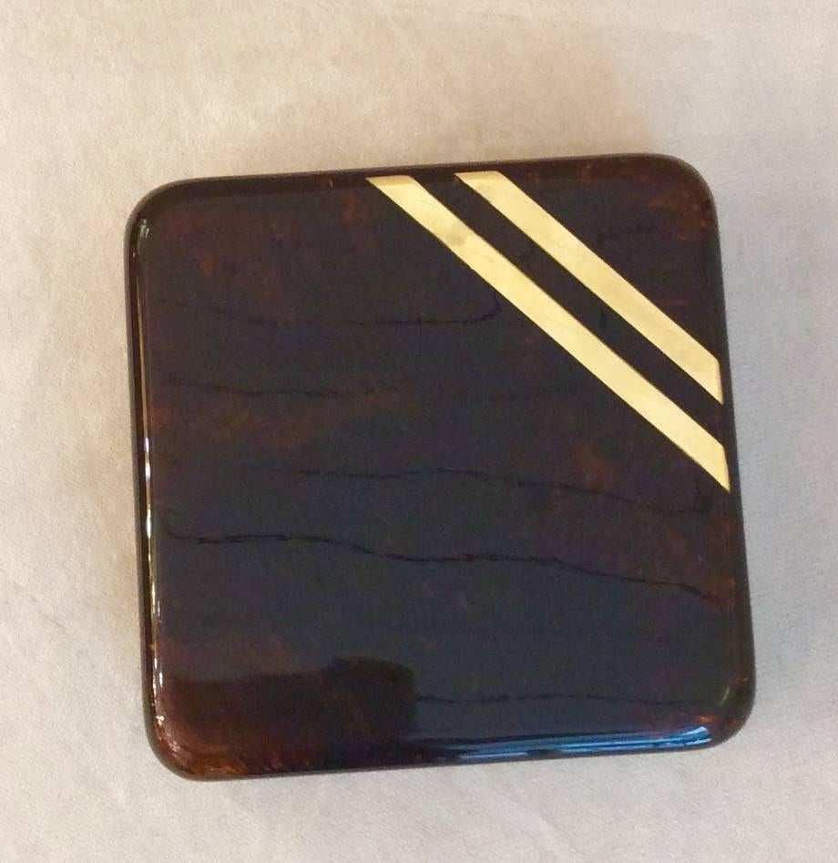 Italian Faux Tortoiseshell Box, 1940 In Excellent Condition In London, GB