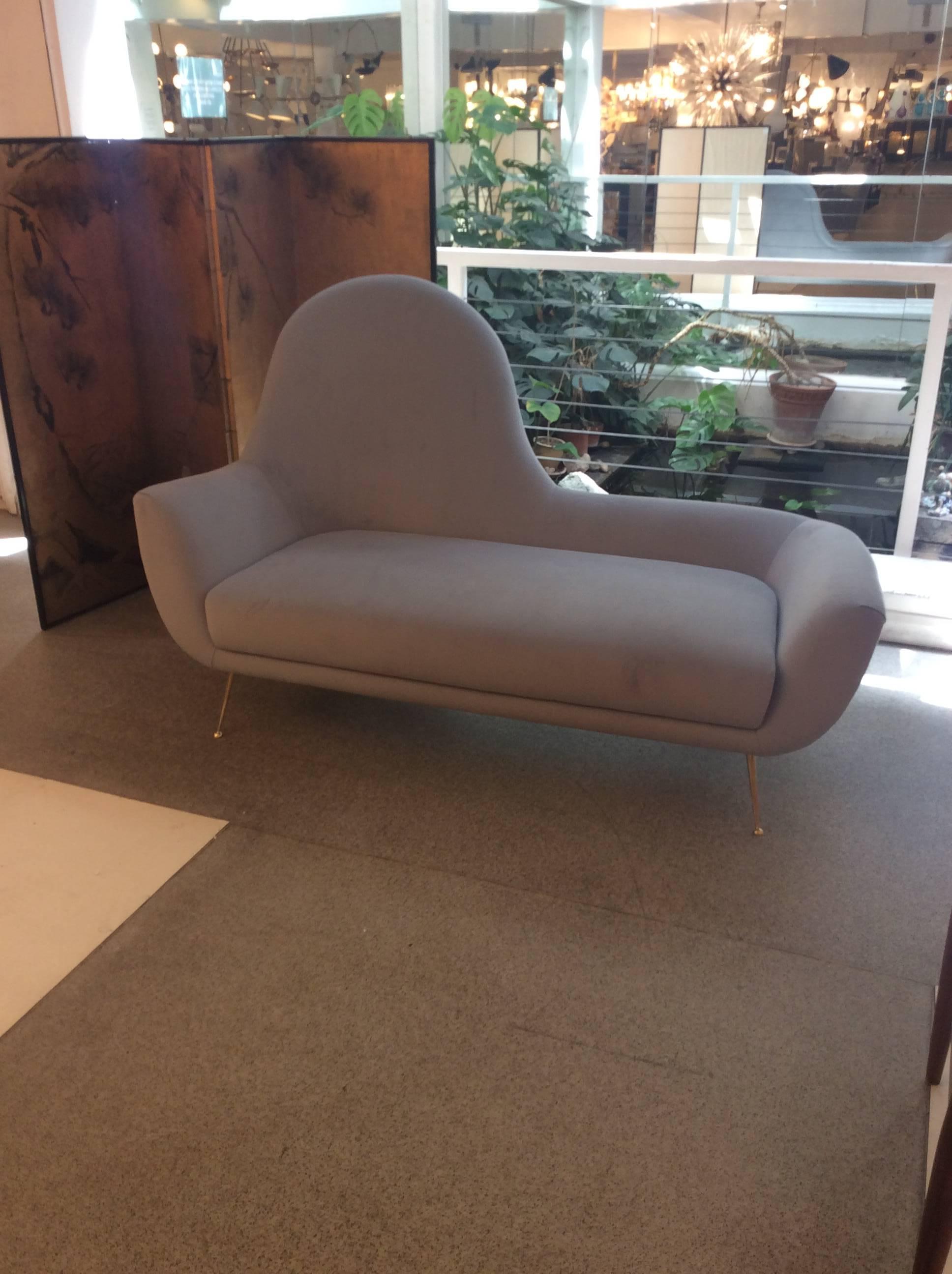 20th Century Pair of Italian Sofa's or Chaise Longues in the Style of Gio Ponti
