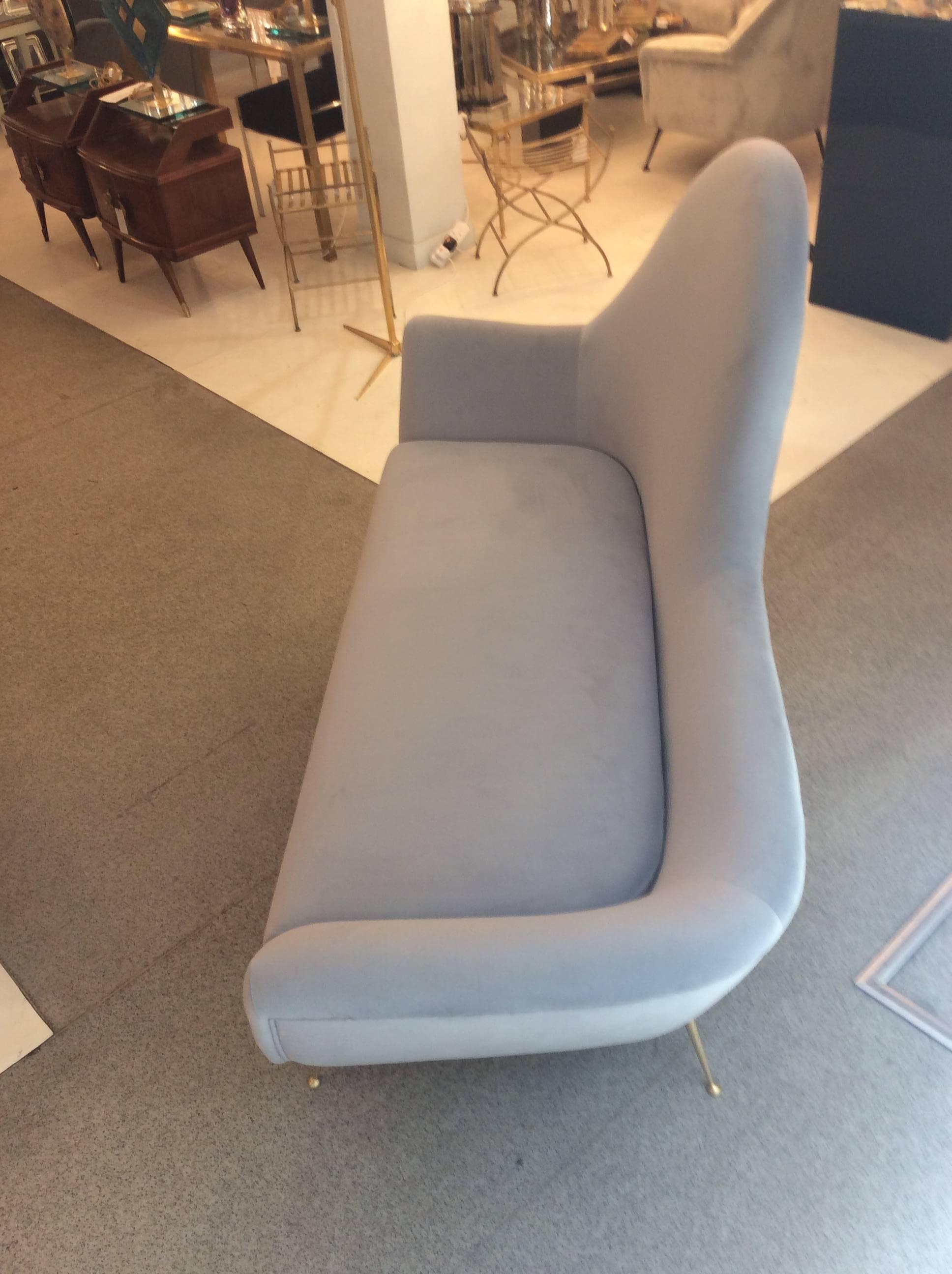 Pair of Italian Sofa's or Chaise Longues in the Style of Gio Ponti 4