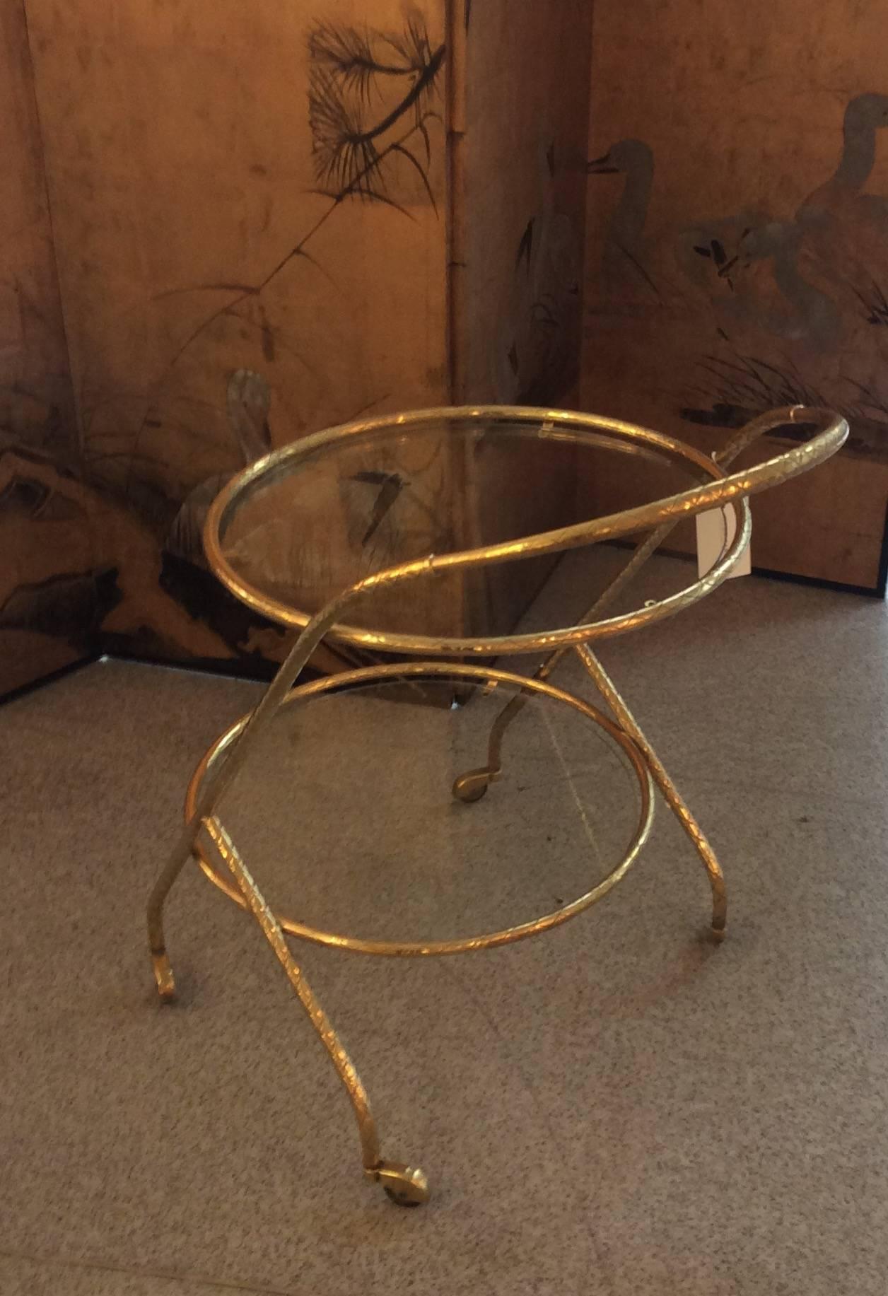 Italian Bar Cart circa, 1960 In Excellent Condition In London, GB