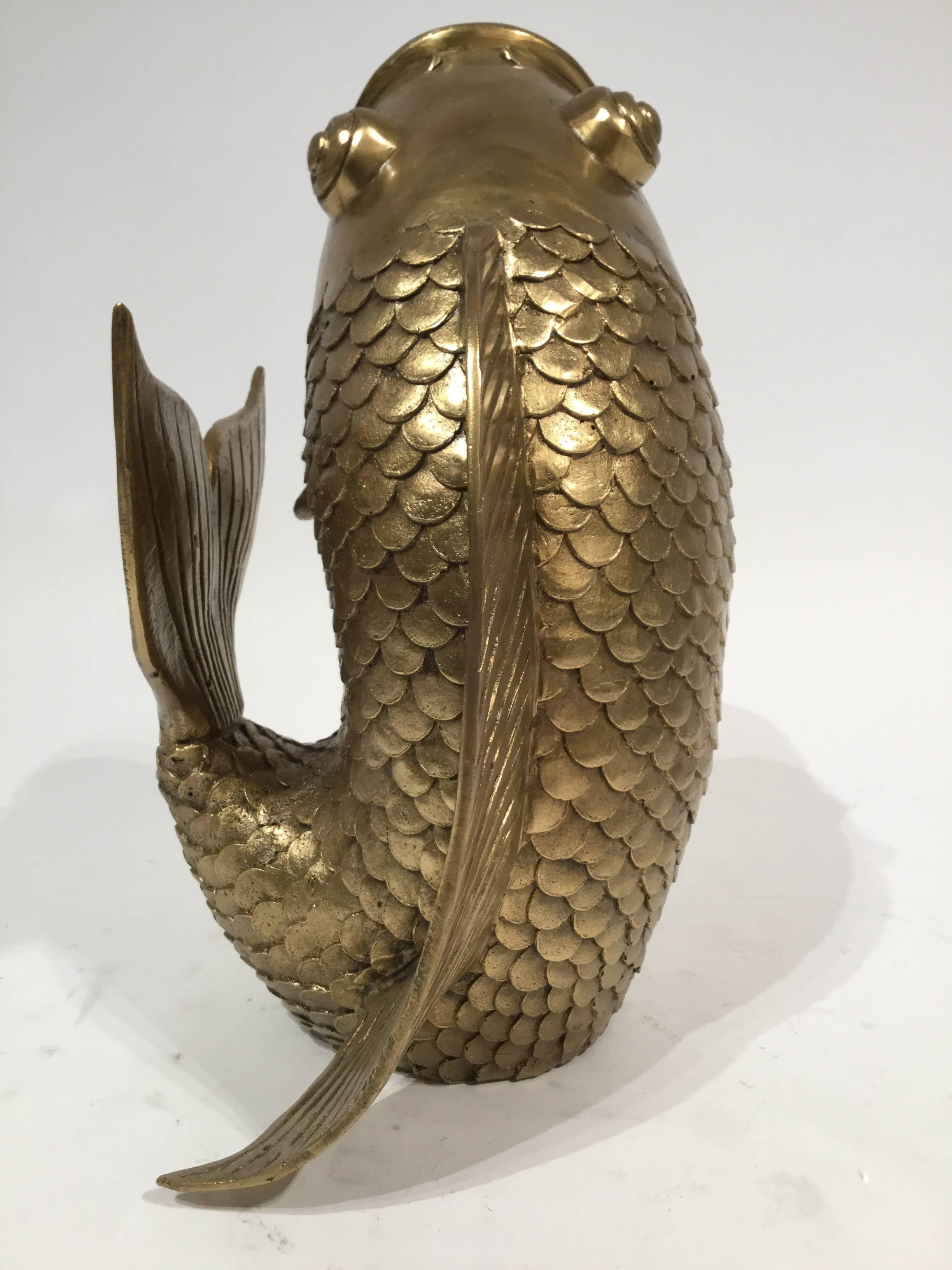 Italian Sculpture in Bronze in the Form of a Fish, 1970 In Excellent Condition In London, GB