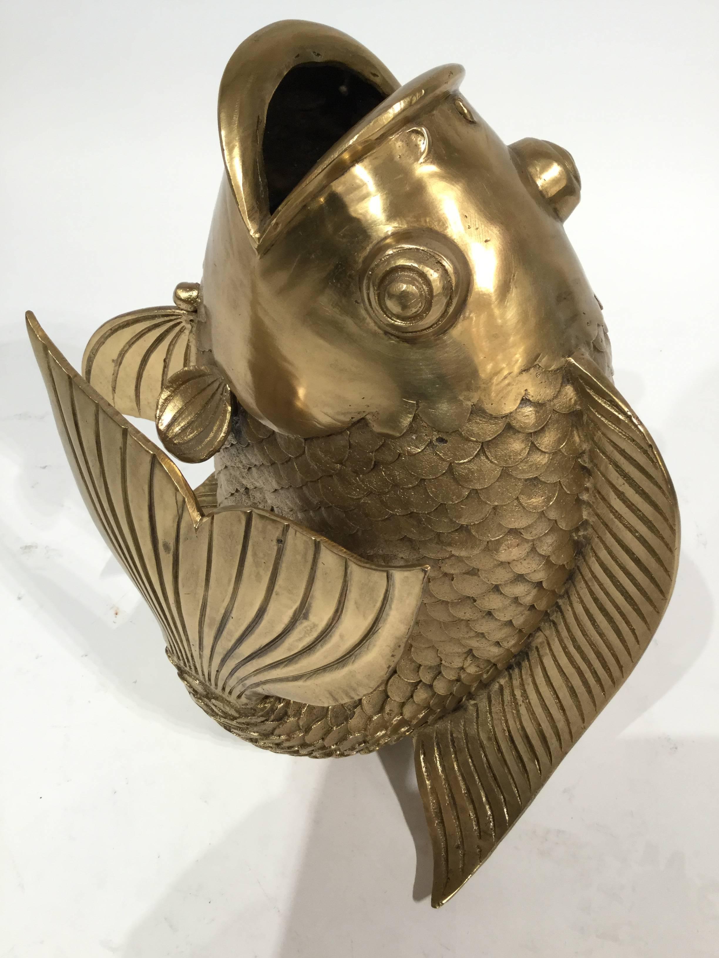 Italian Sculpture in Bronze in the Form of a Fish, 1970 5