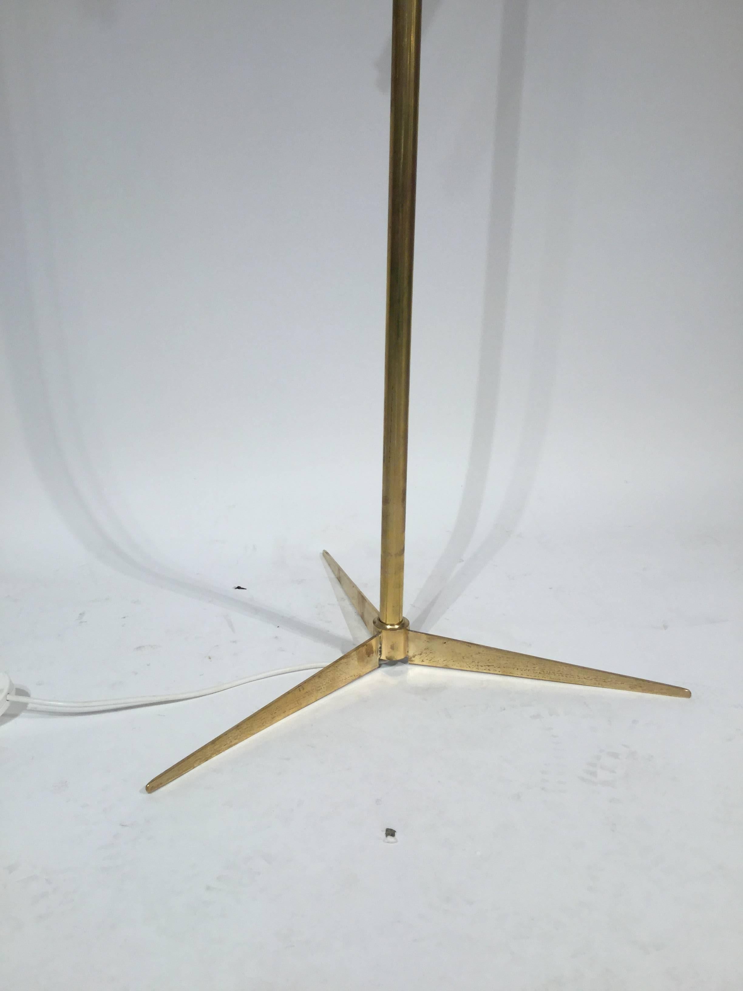 Painted Italian Modernist Floor Lamp