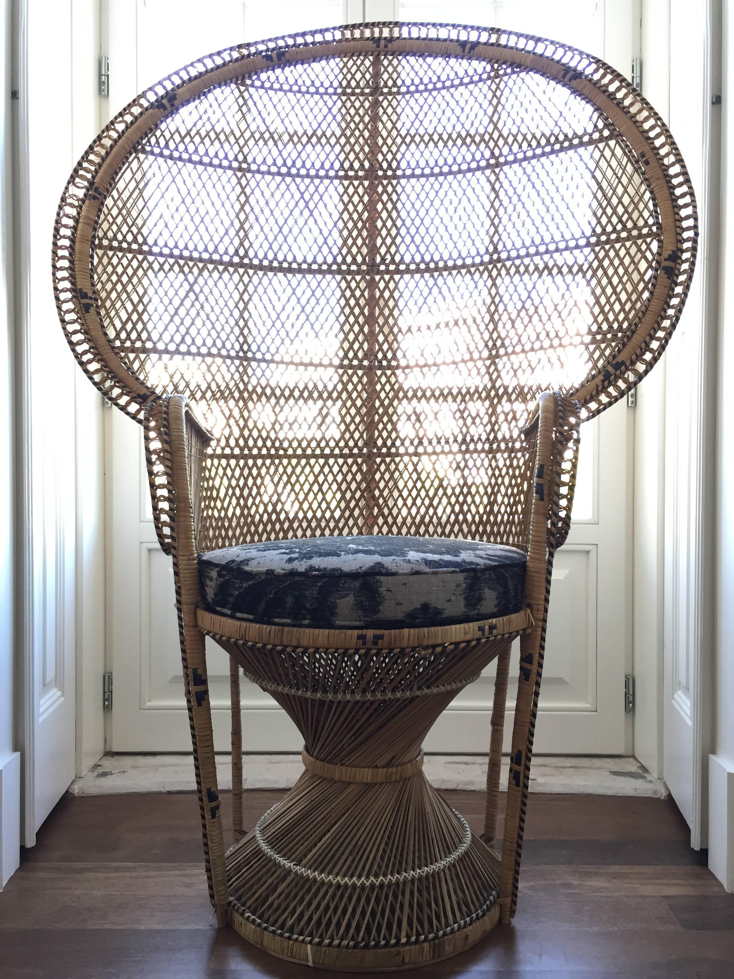 emmanuelle peacock chair