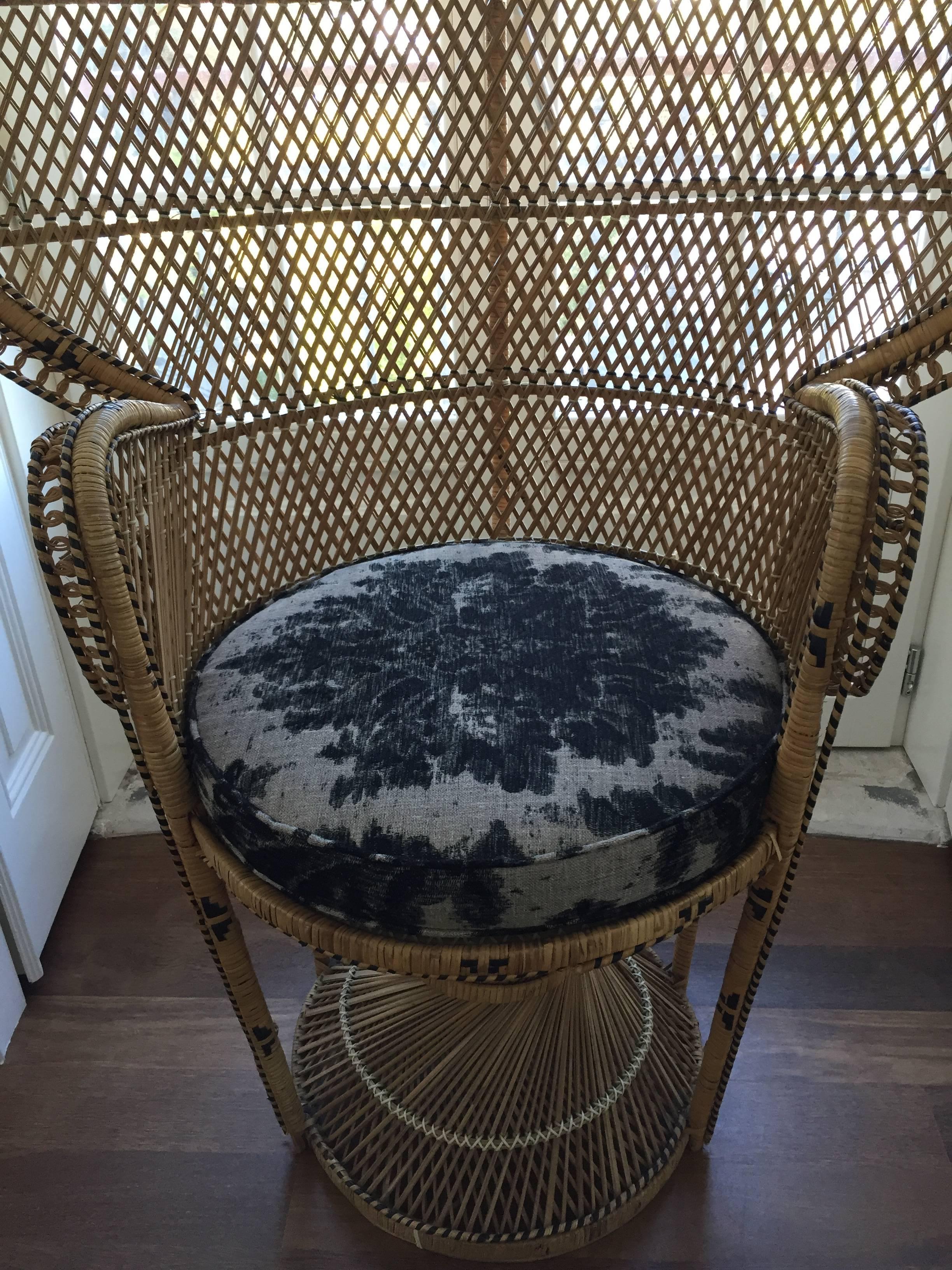 70s wicker chair