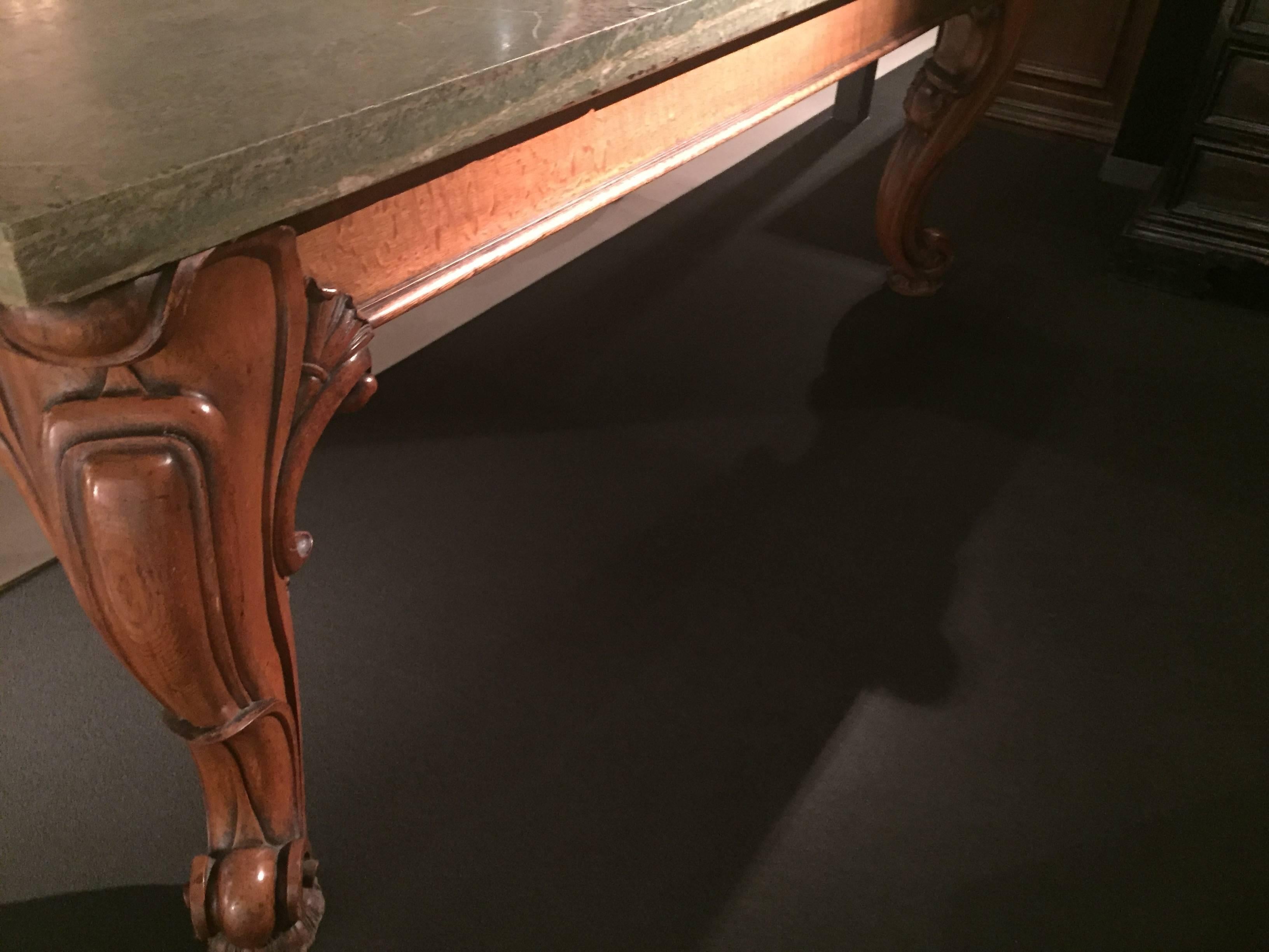 Mid-19th Century Pair of Early Victorian Oak Center Tables