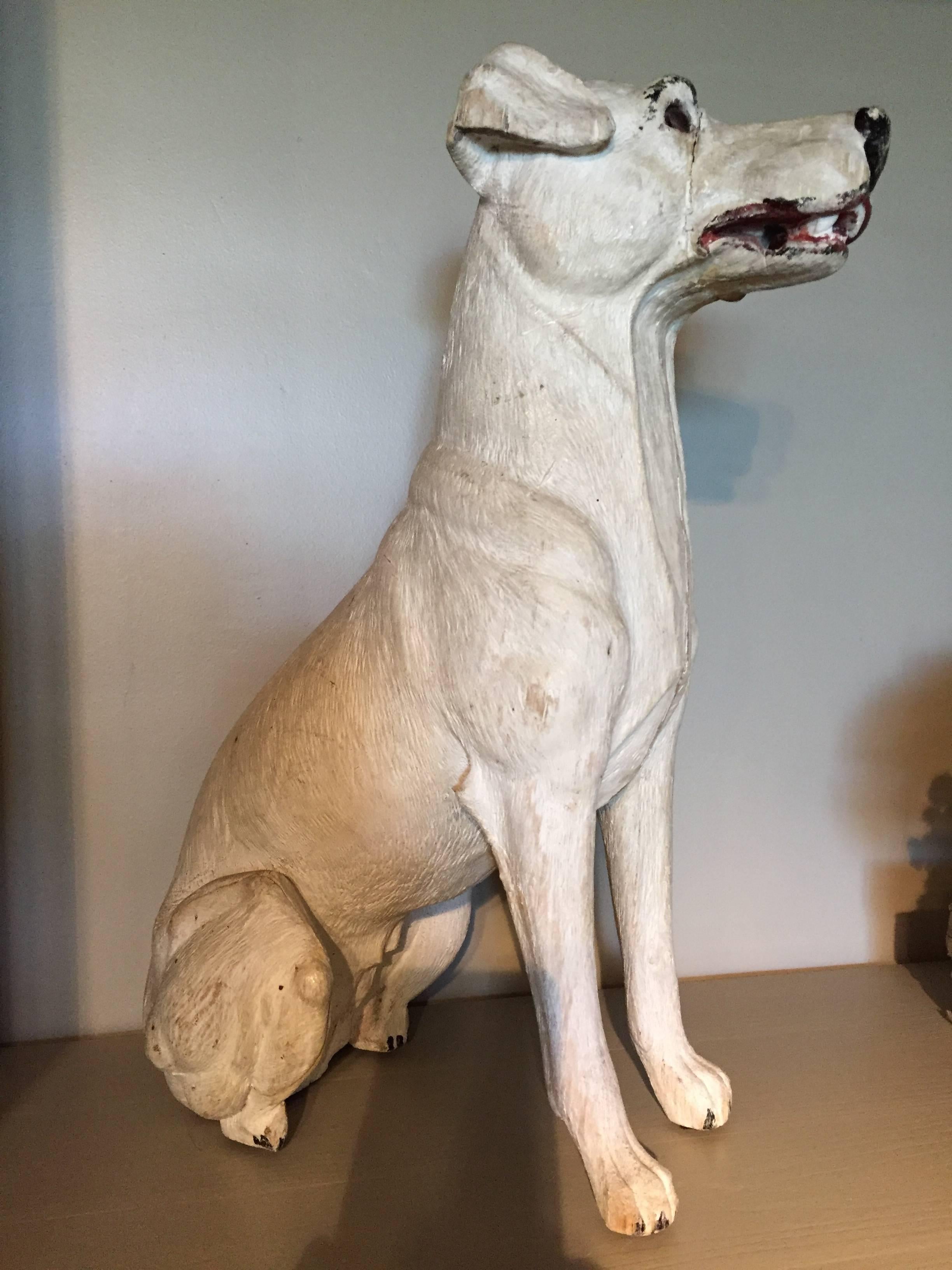 English Wooden Model of a Jack Russel, England