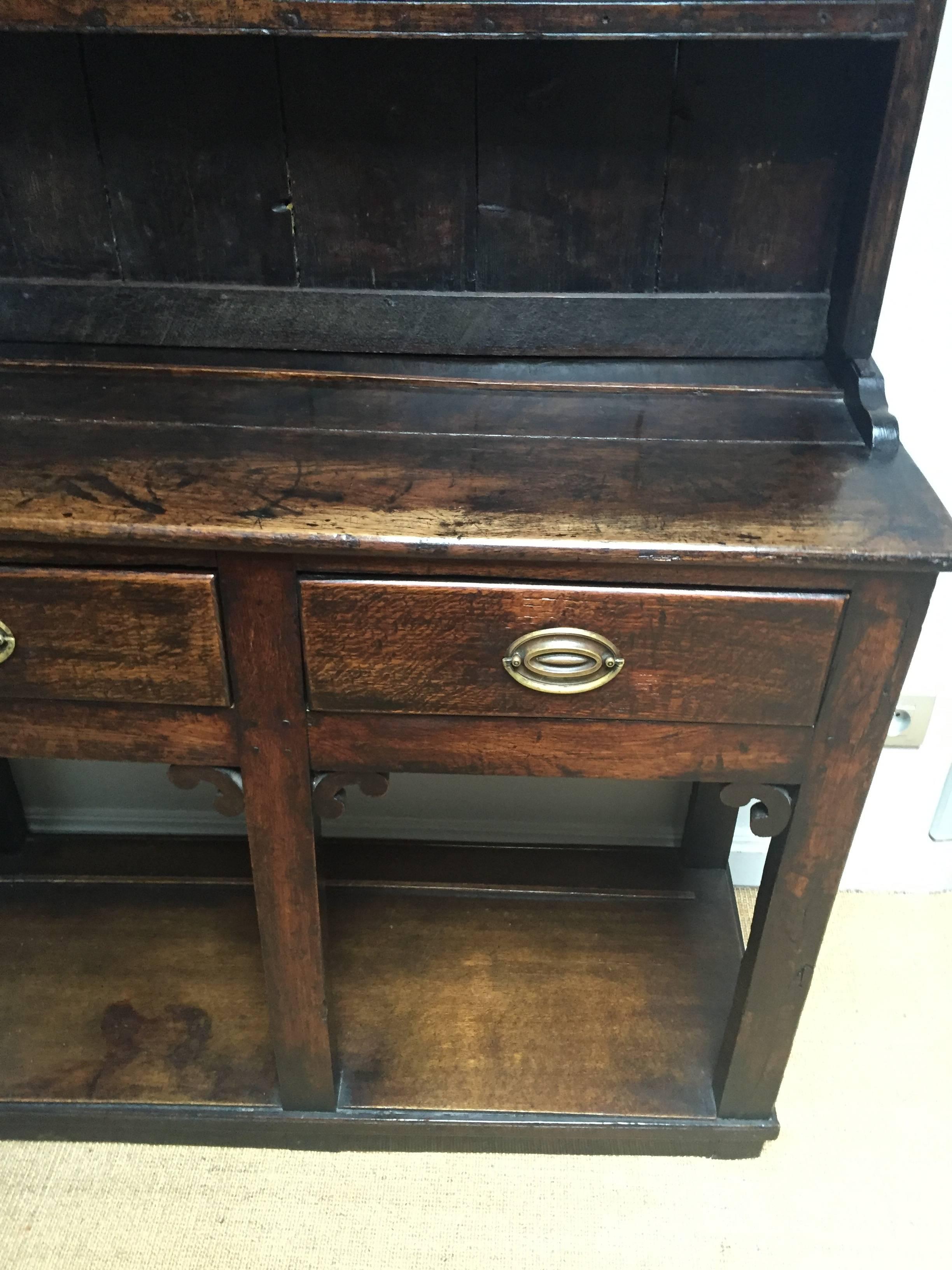 Polished English Dresser, 18th Century