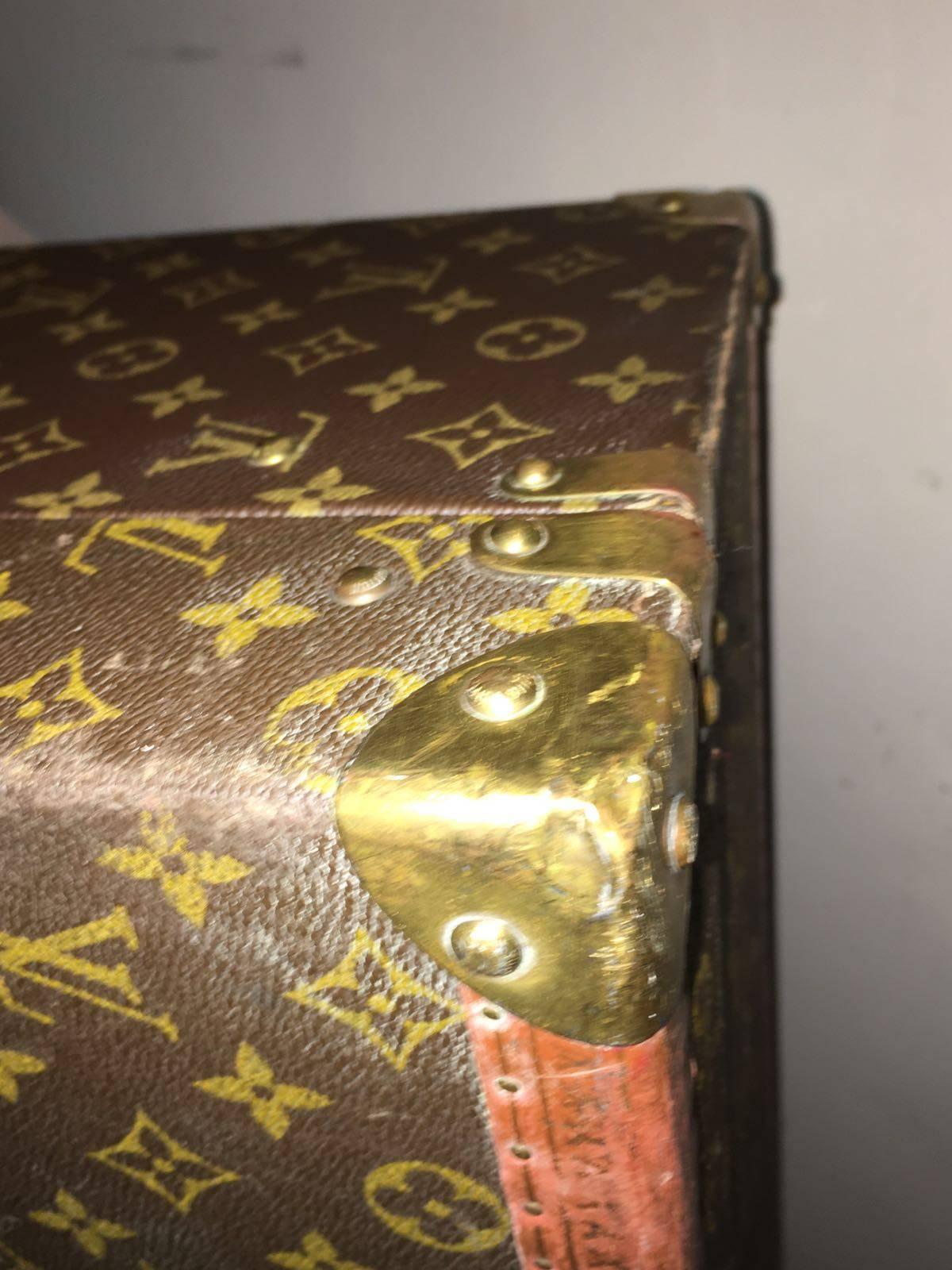 Louis Vuitton suitcase, monogram canvas