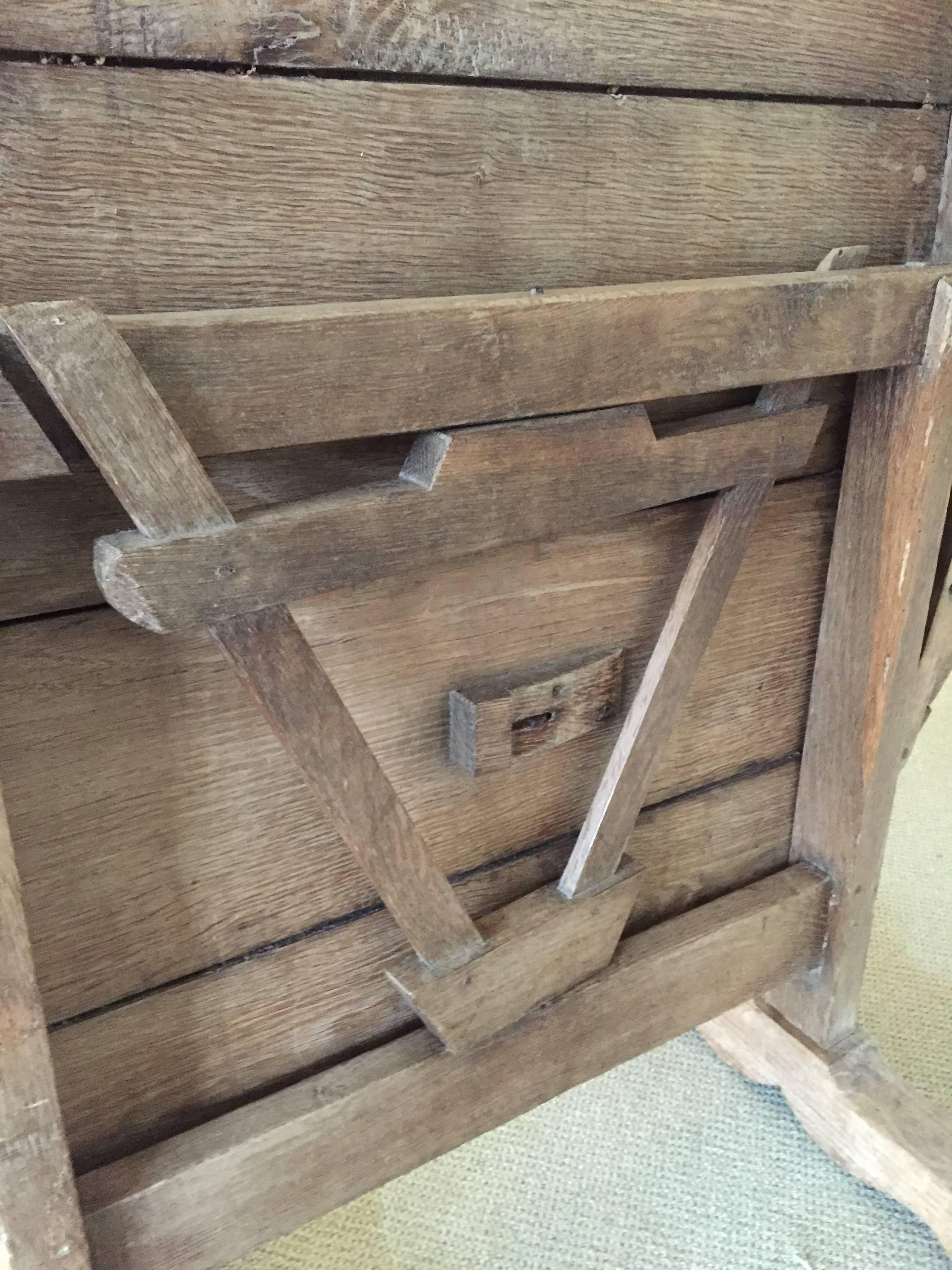 Bleached French Oak Vigneron Table