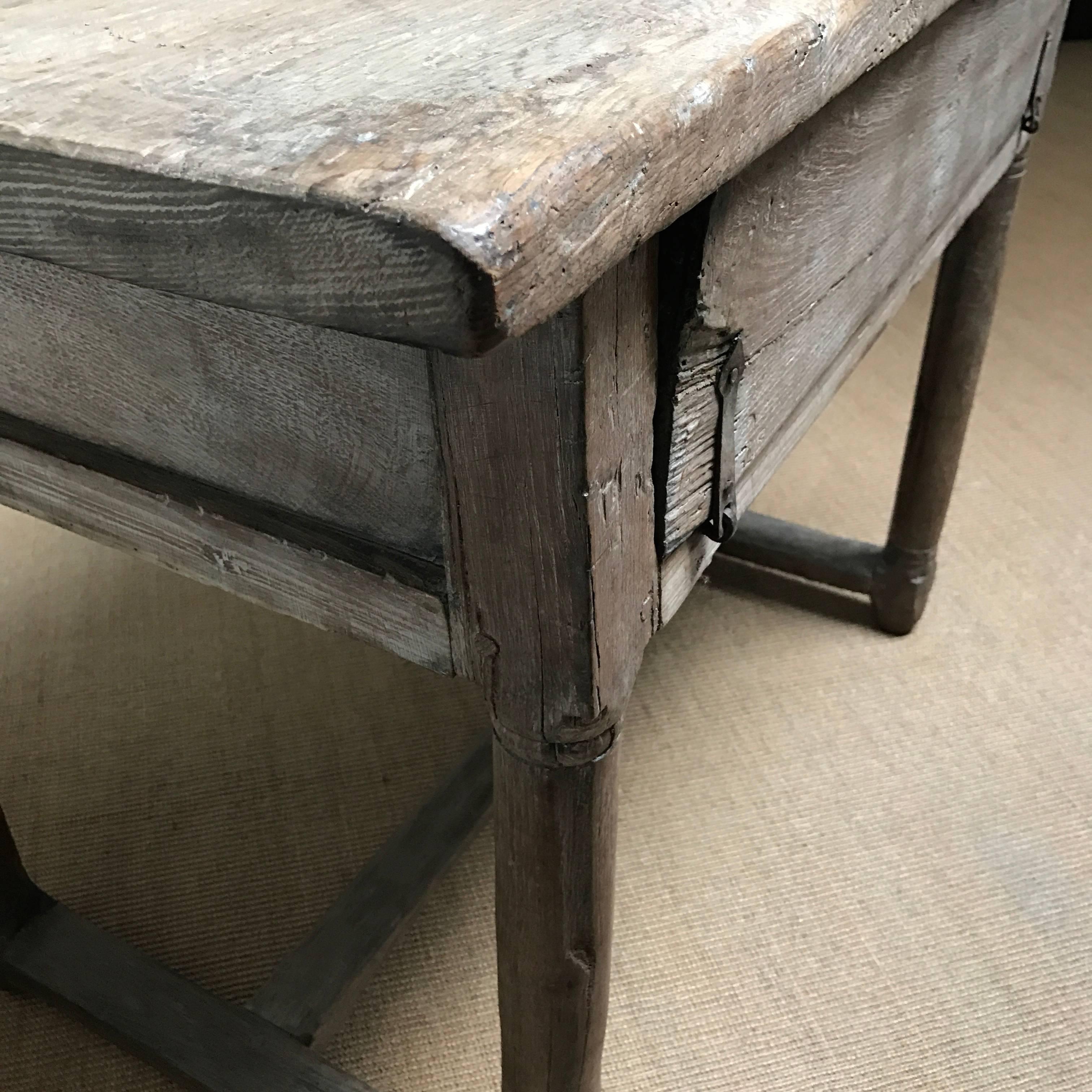 Polished French Farm Table in Chestnutwood