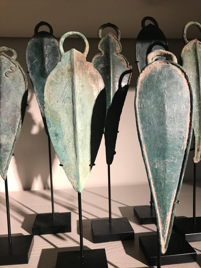 Set of Nine Bronze Ornaments, Pectoral Ornaments For Sale at 1stDibs