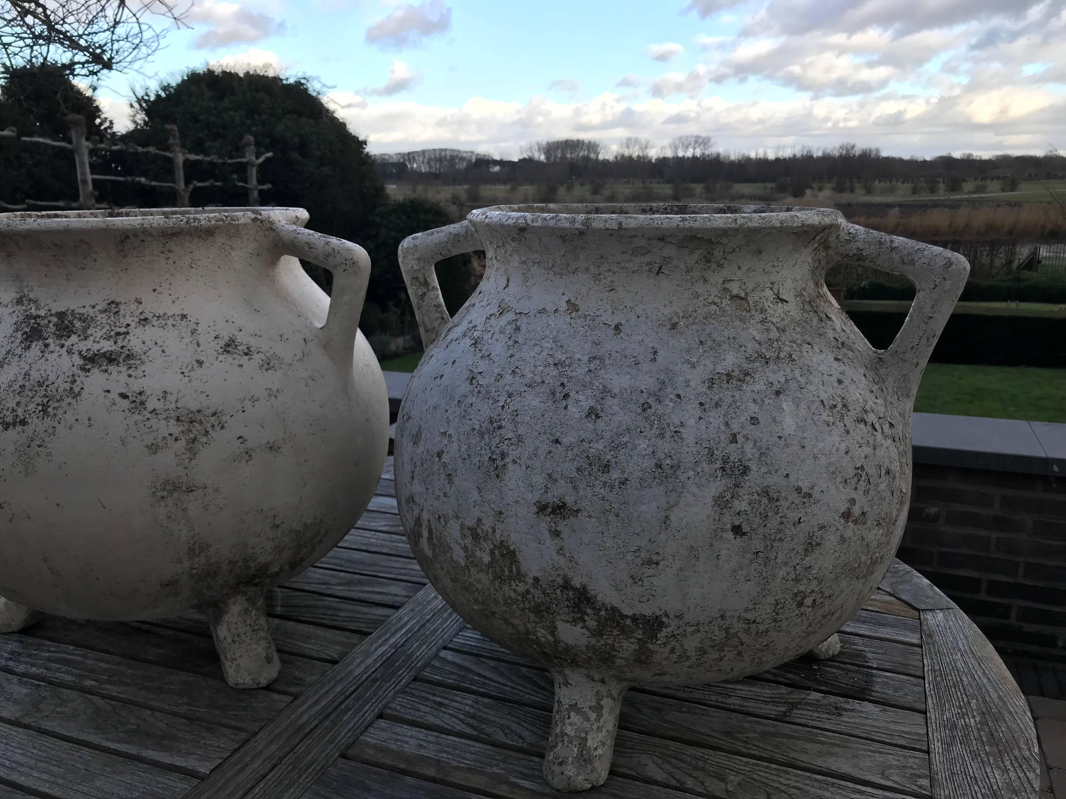 Pair of Concrete Urns, France 1
