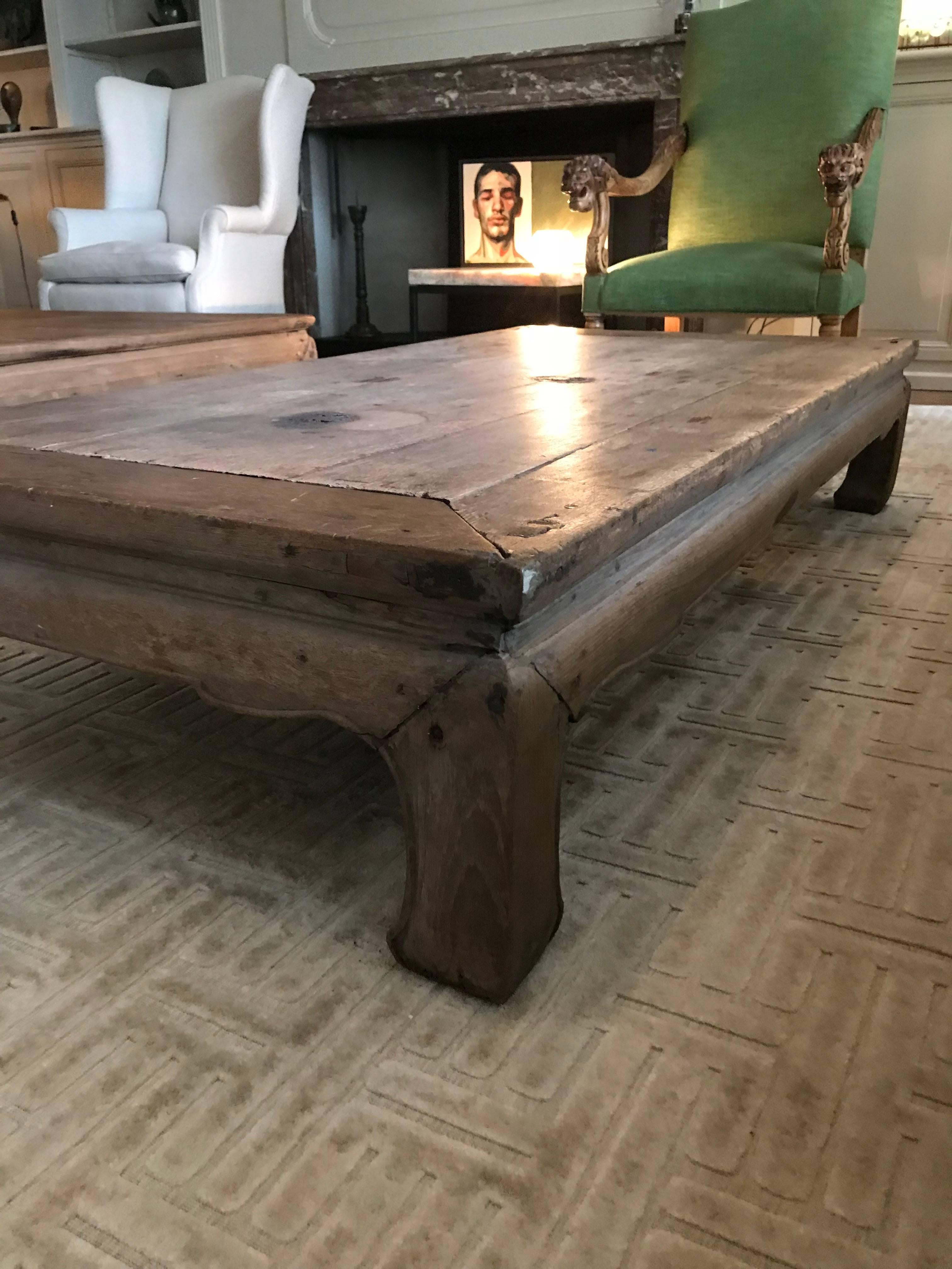 Coffee Table, Teak Wood In Good Condition In Schellebelle, BE