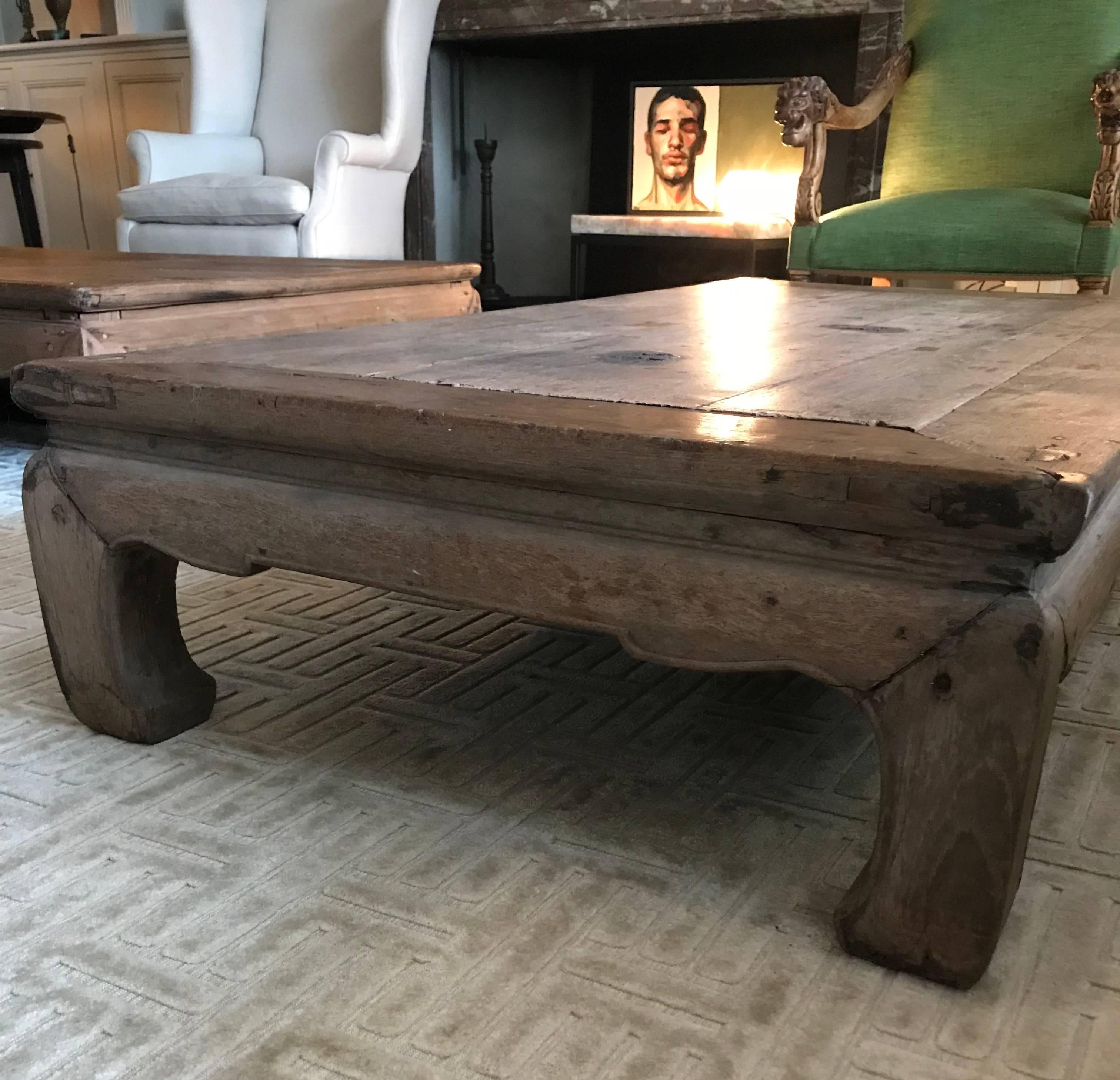 Polished Coffee Table, Teak Wood