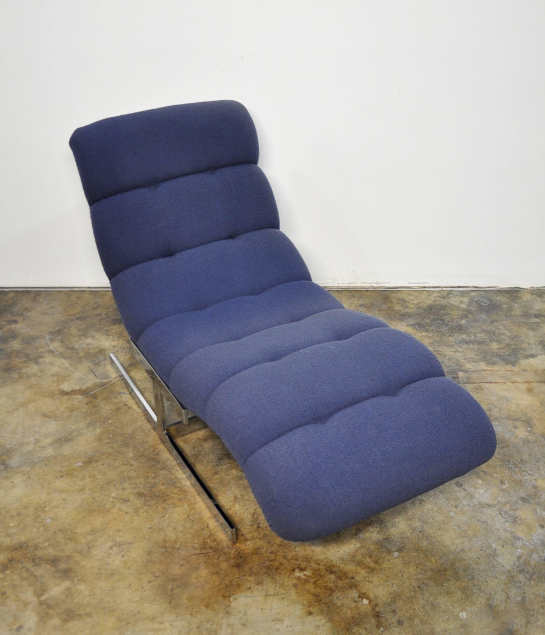 Late 20th Century Milo Baughman Wave Chaise Longue by Thayer Coggin, USA, 1970s