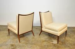 Pair of Paul McCobb for Directional 1320 Slipper Chairs
