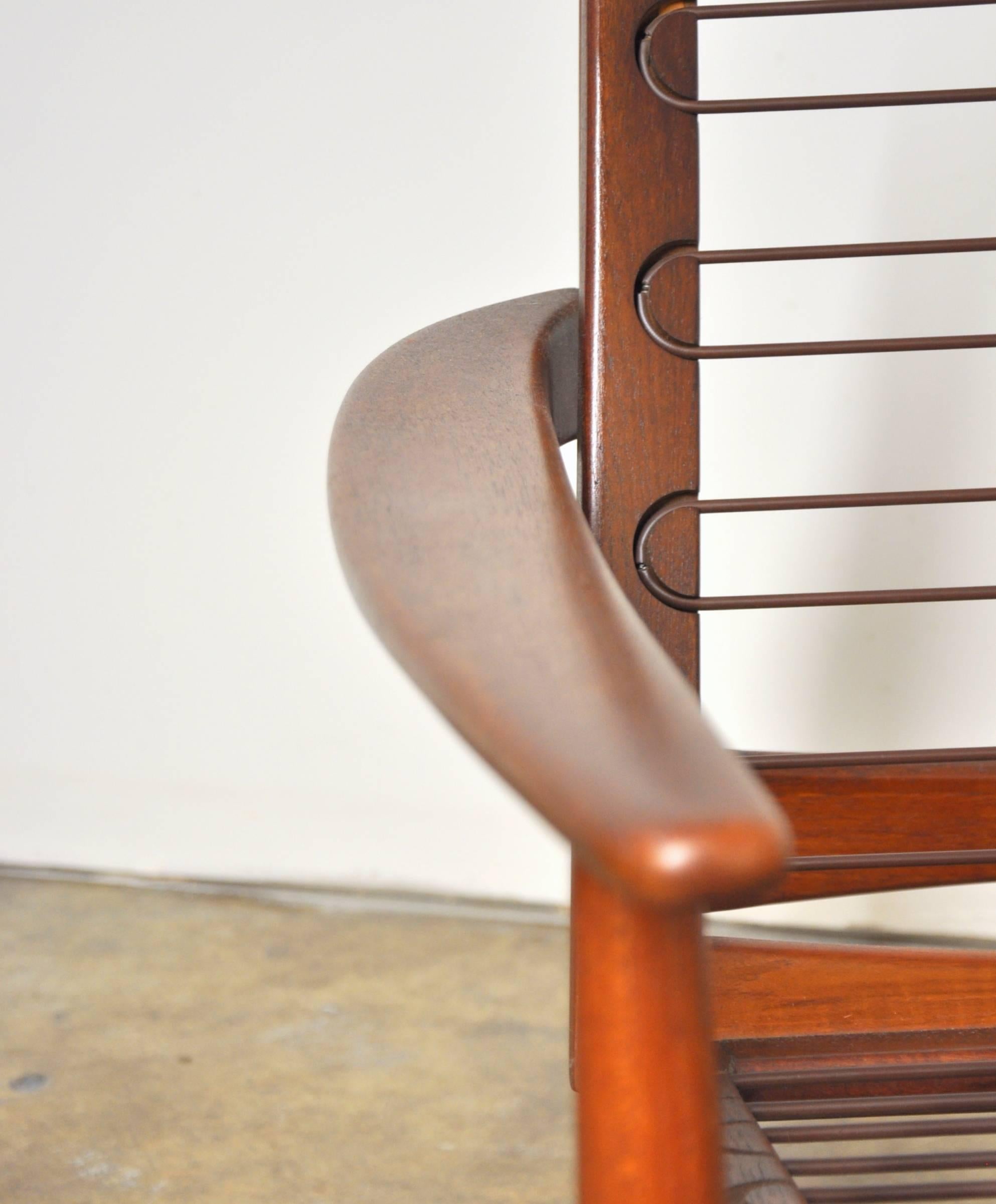 Mid-20th Century Grete Jalk for Glostrup Mobelfabrik Teak Lounge Chair