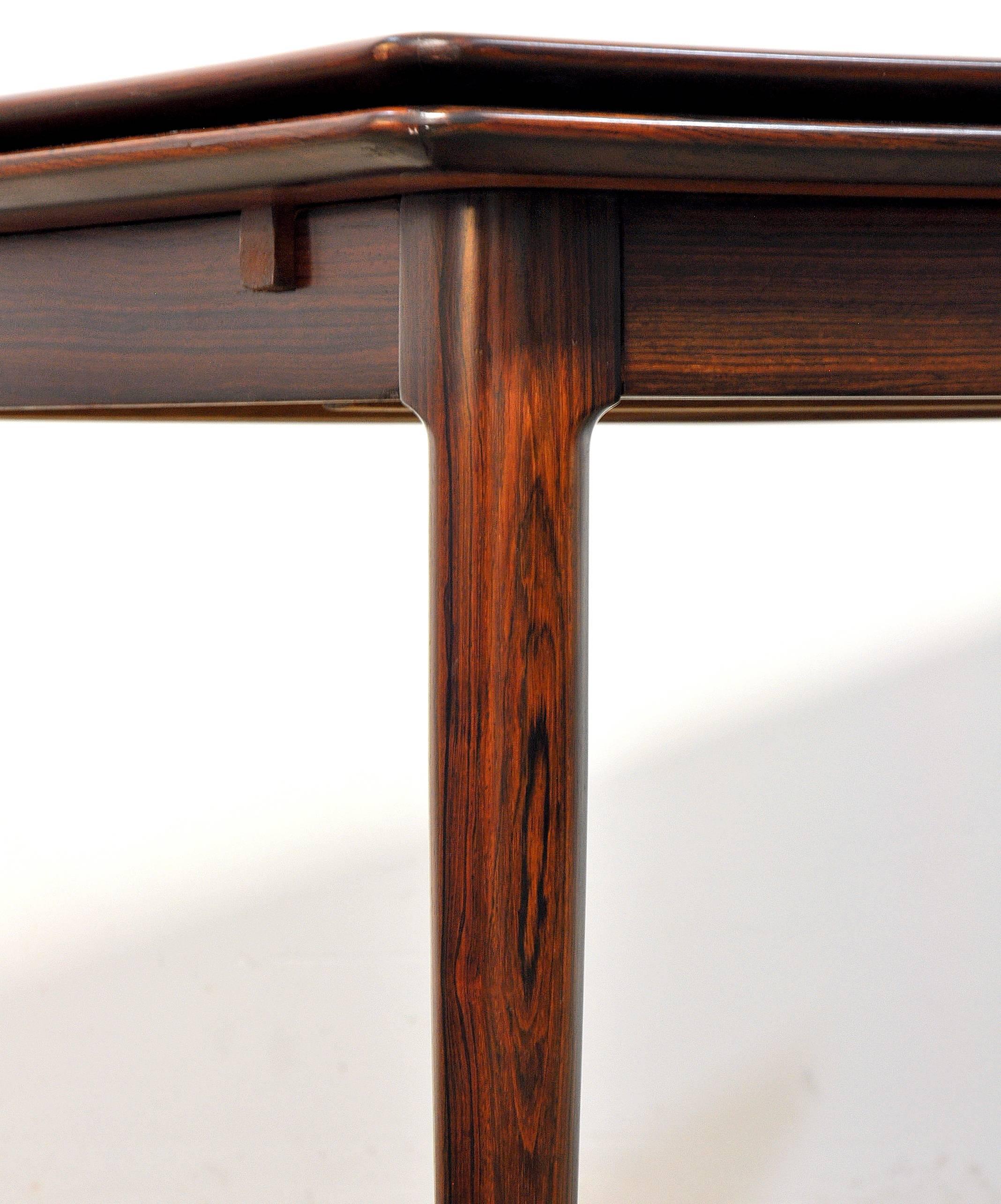 Rosewood Extension Dining Table by Arne Hovmand-Olsen for Skovmand and Andersen 3