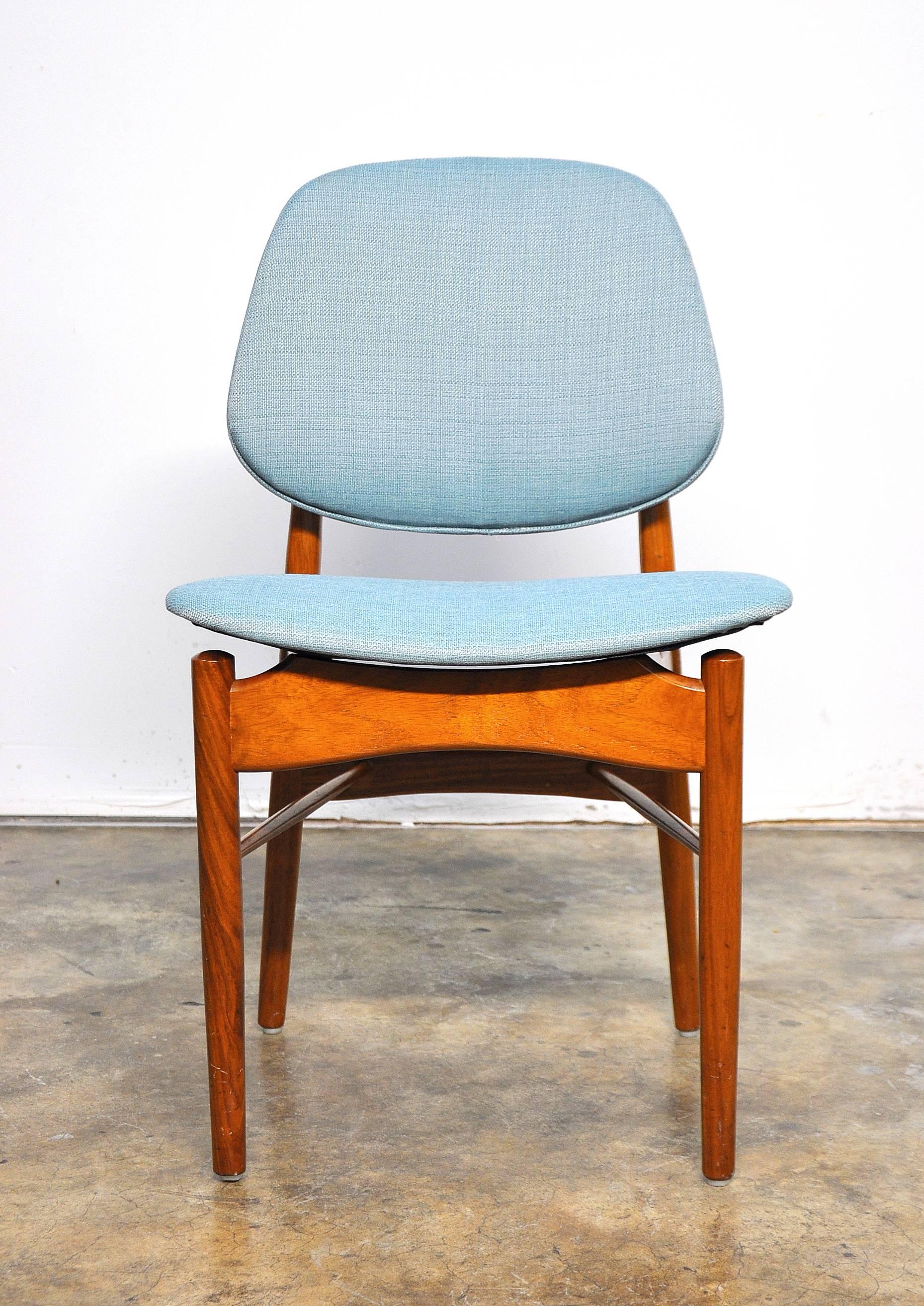 Mid-20th Century Set of Four Teak Dining Chairs, Attributed to Finn Juhl