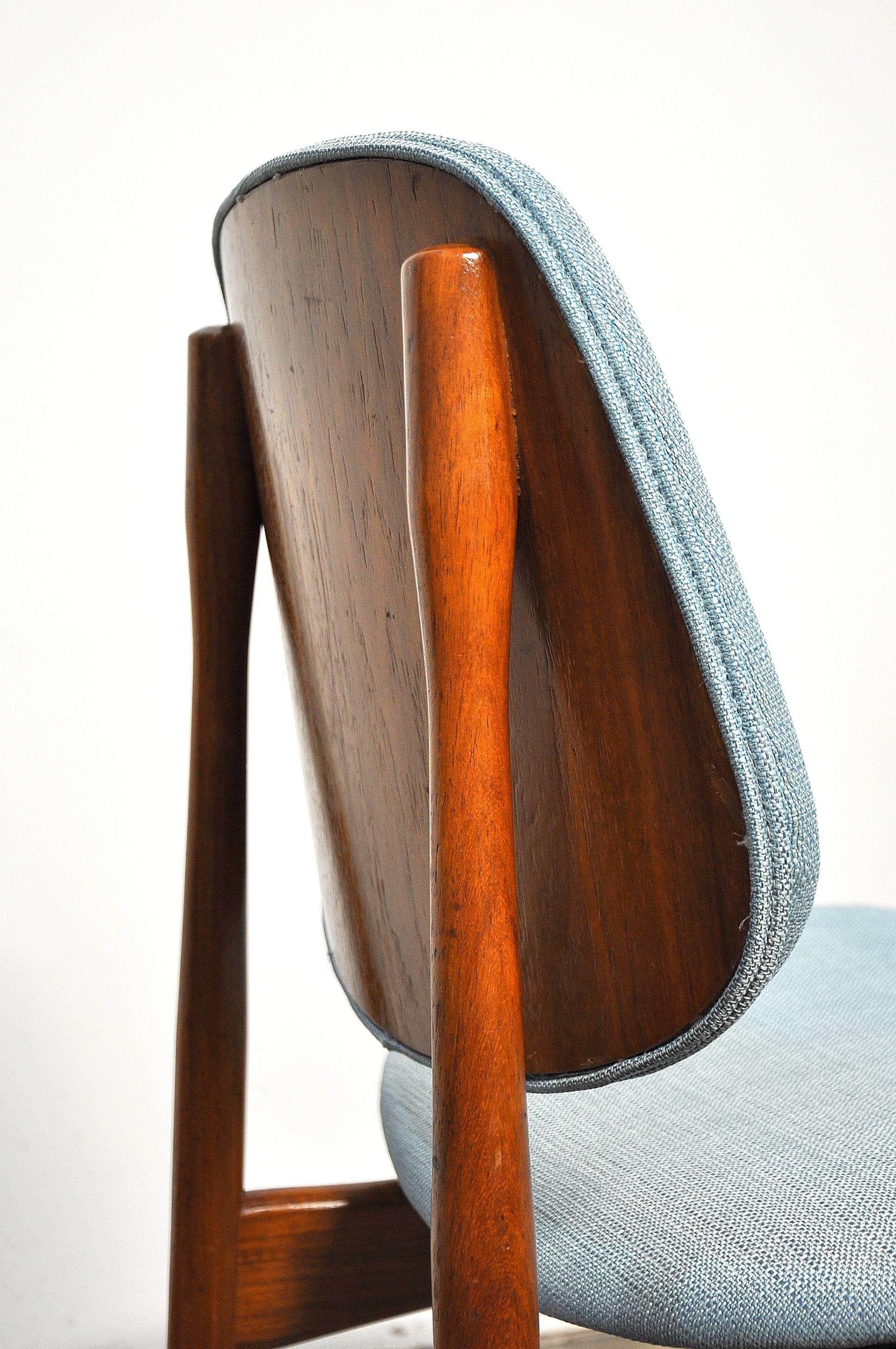 Set of Four Teak Dining Chairs, Attributed to Finn Juhl 1