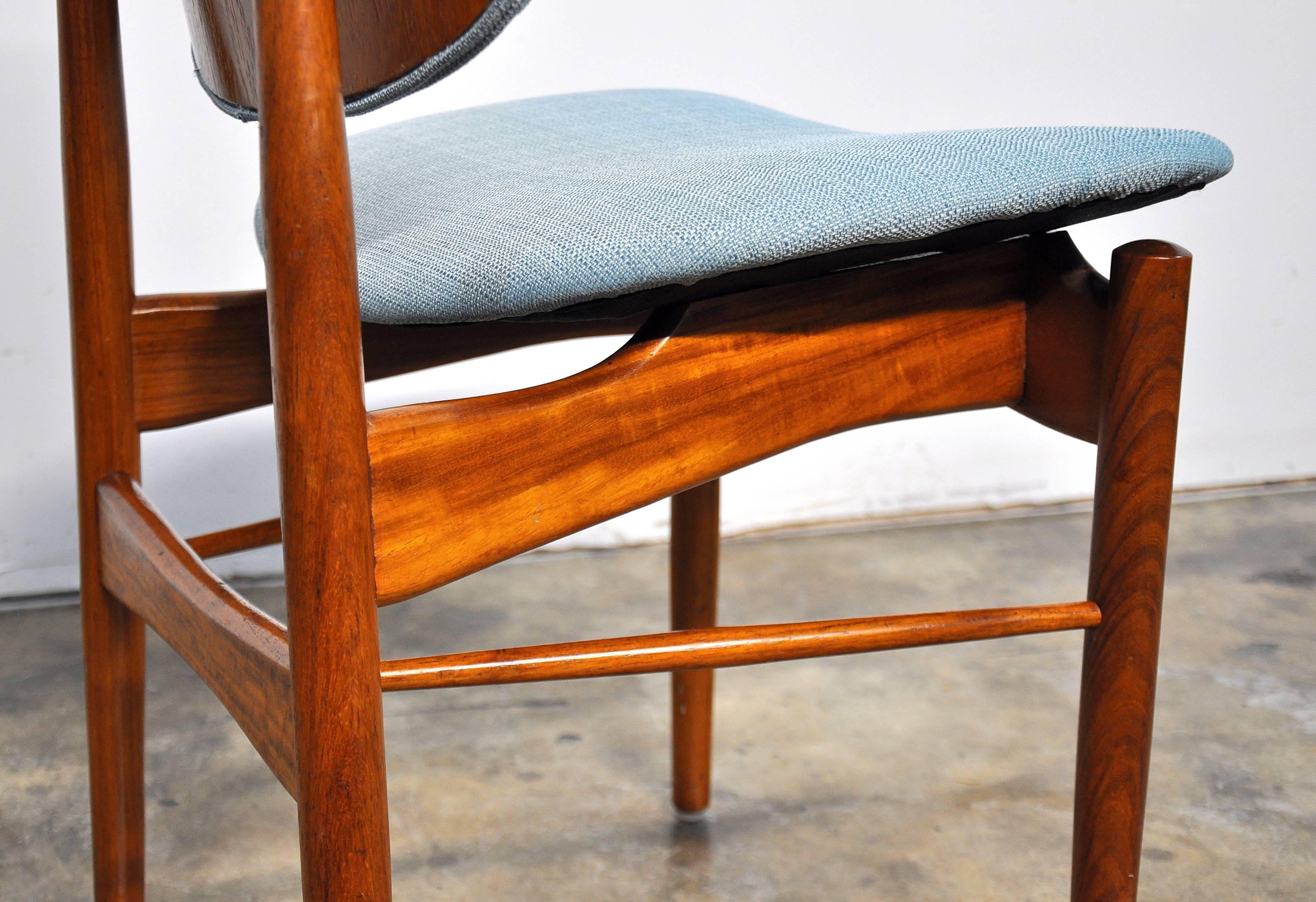 Set of Four Teak Dining Chairs, Attributed to Finn Juhl 2