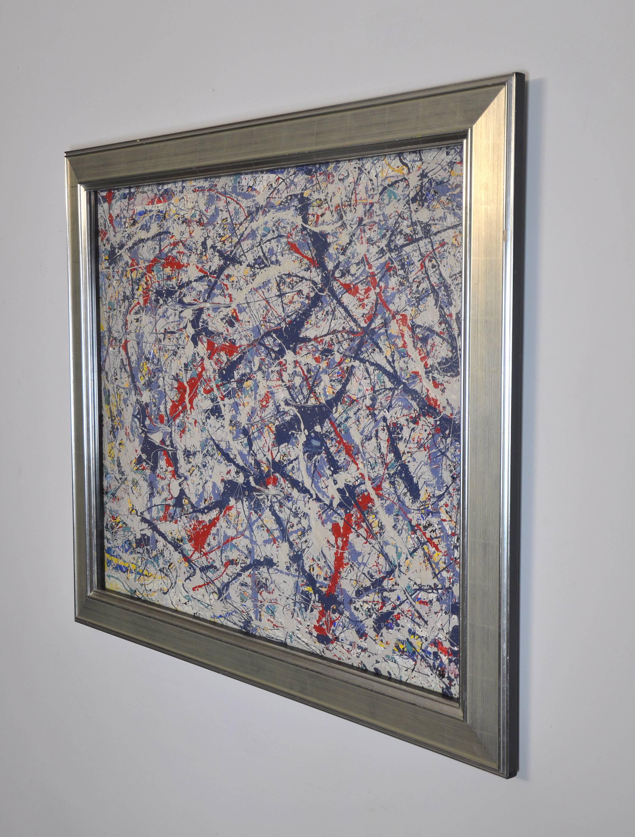 Post-Modern Original Abstract Expressionist Painting by John Frates, Elements