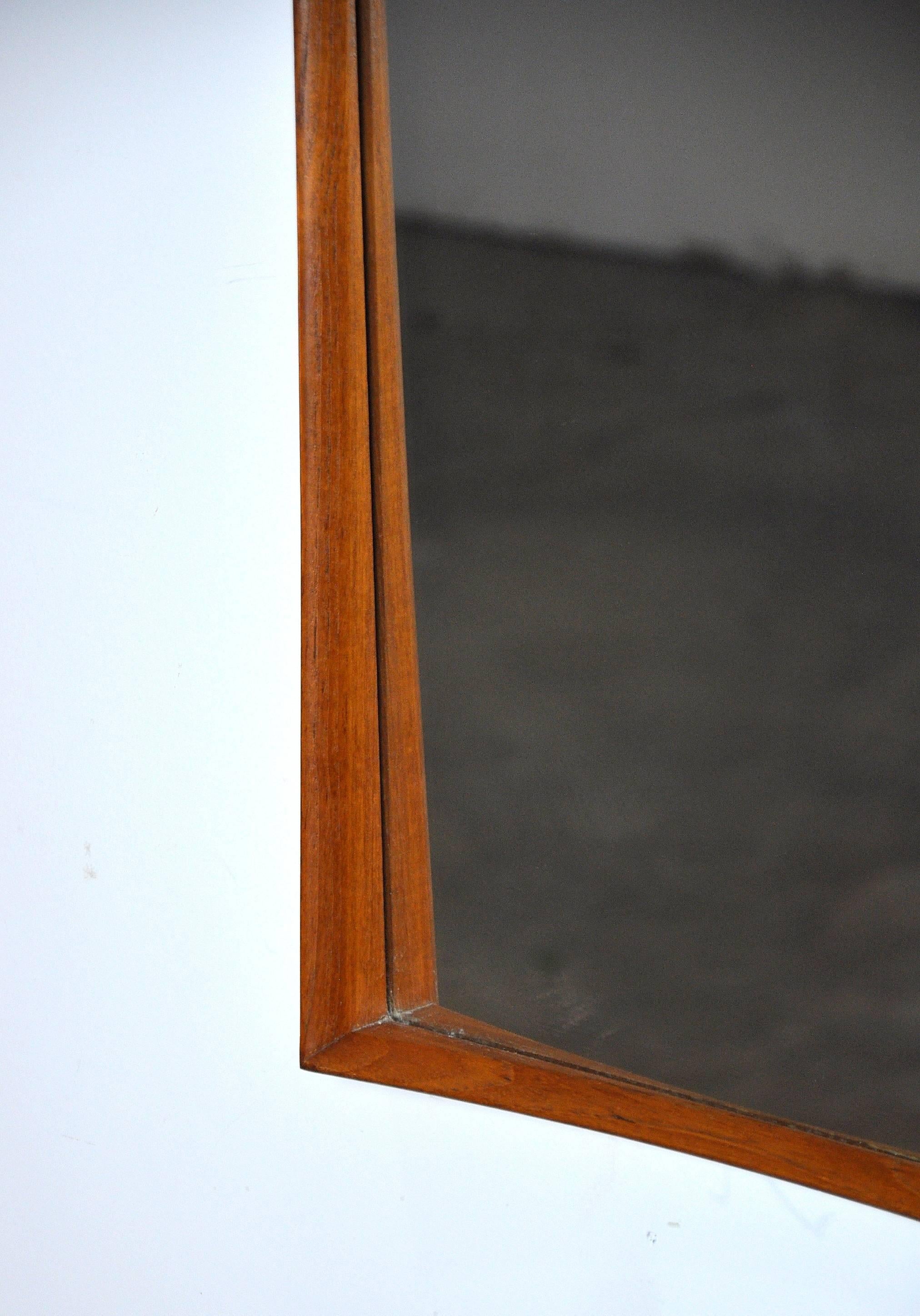 Mid-20th Century Pair of Svend Madsen for Falster Teak Mirrors