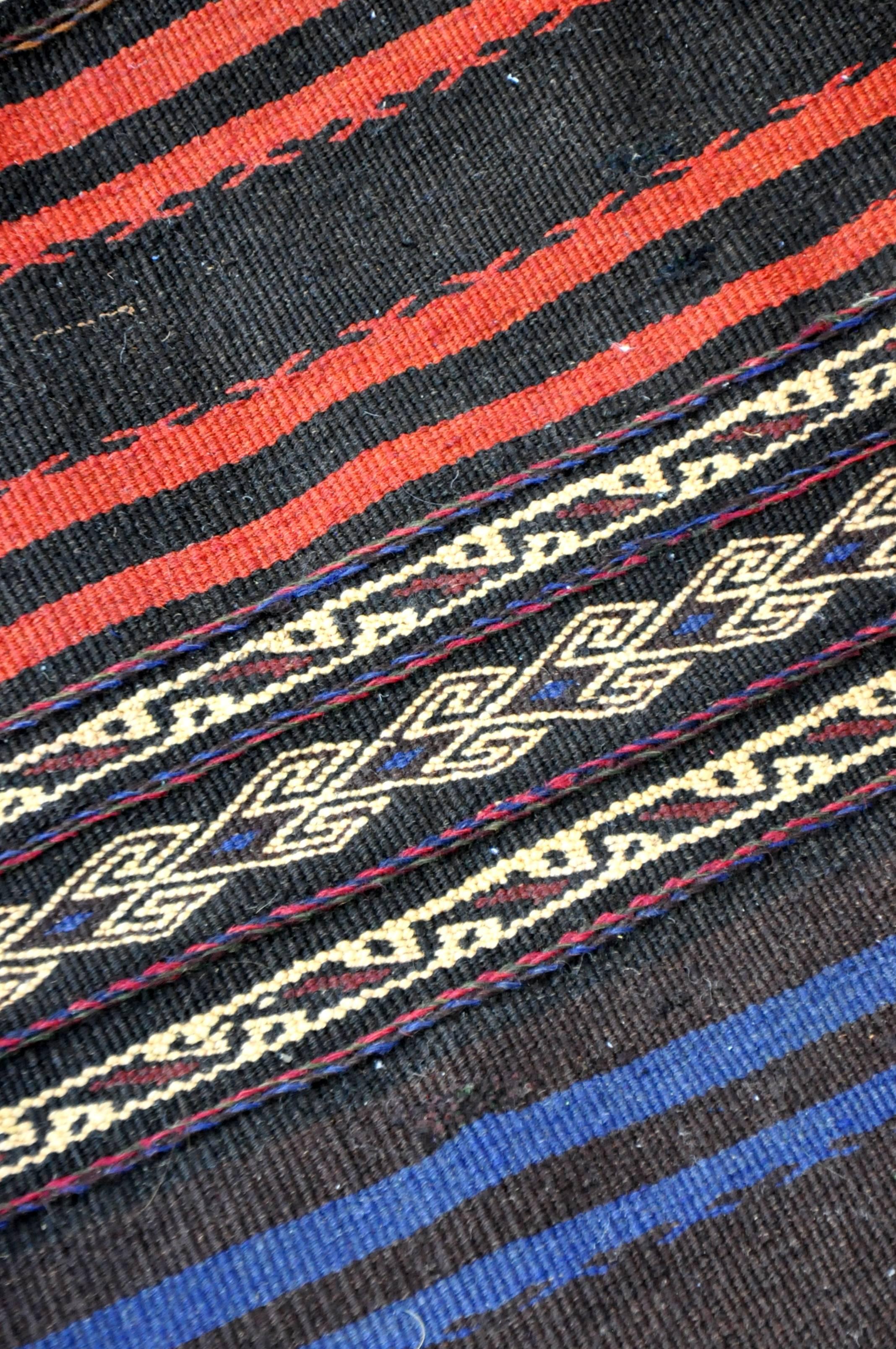 Afghan Baluch Kilim Runner In Good Condition In Miami, FL