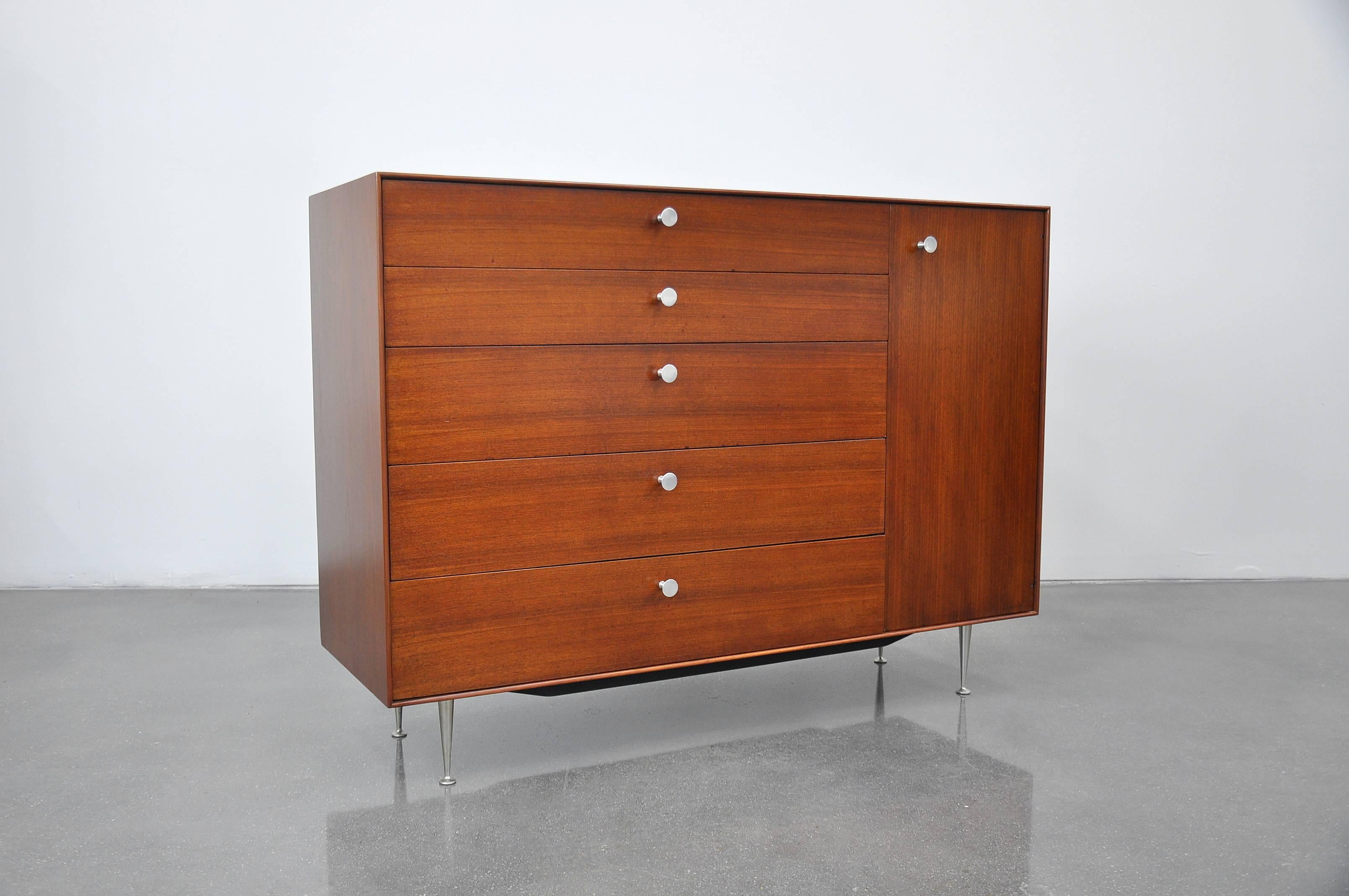 Mid-Century Modern George Nelson for Herman Miller Thin Edge Chest Cabinet