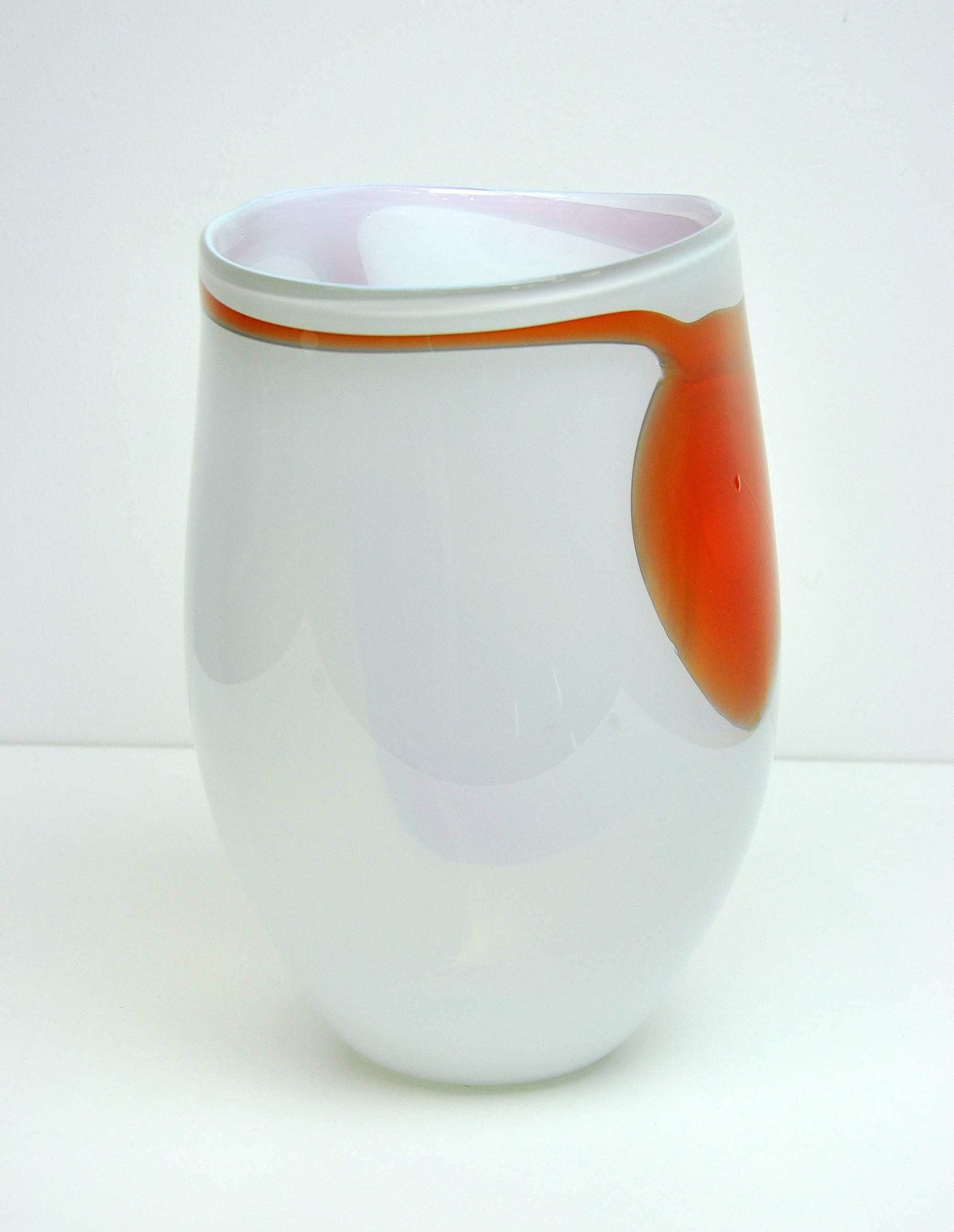 American Martin Blank Art Glass Vase
