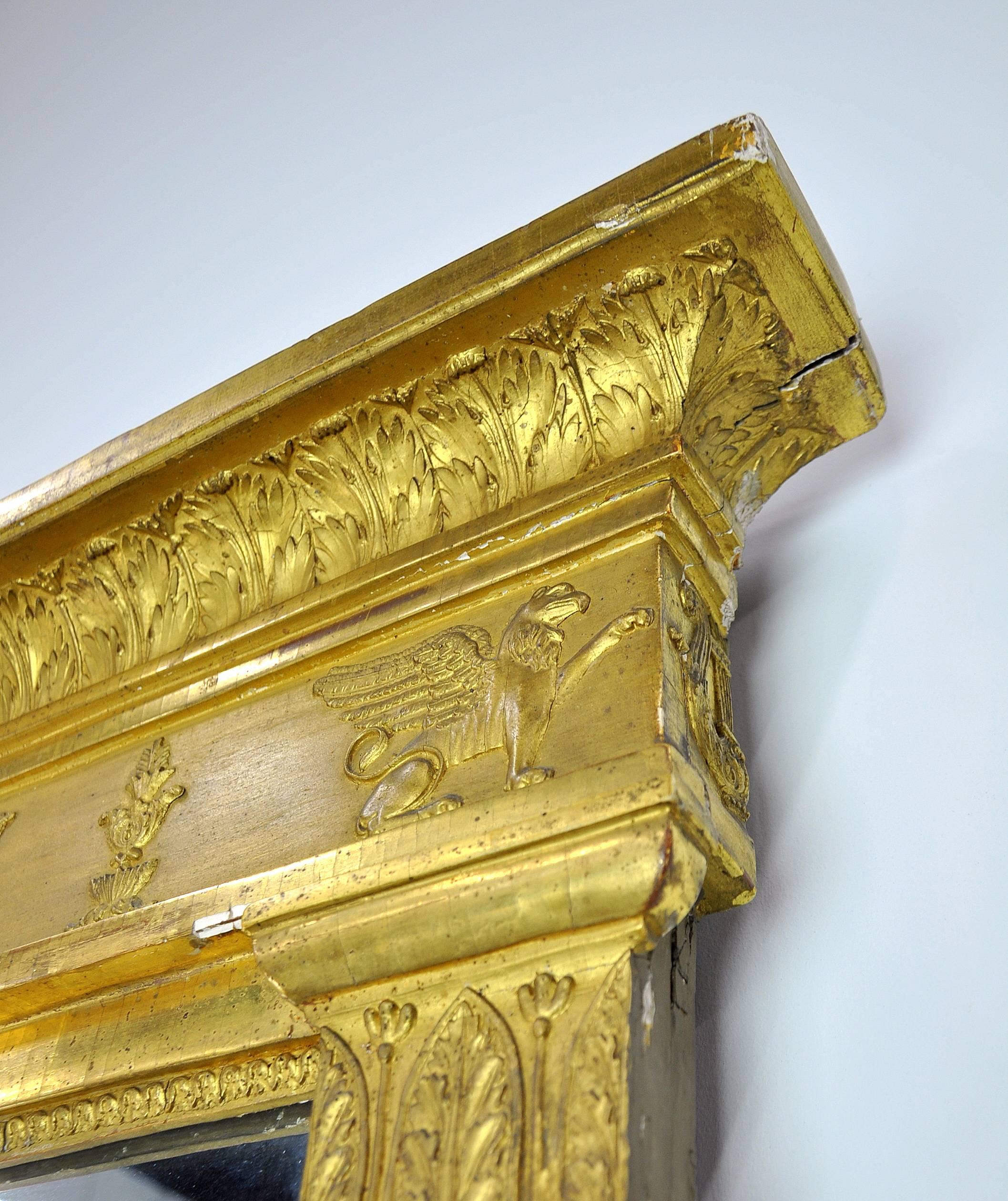 Neoclassical Gilt Mirror, Early 19th Century 1