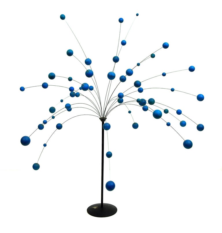 Laurids for Scandia Design Blue Ball Sculpture at 1stDibs