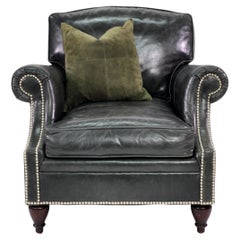 Vintage Ralph Lauren Nailhead Leather Club Chair