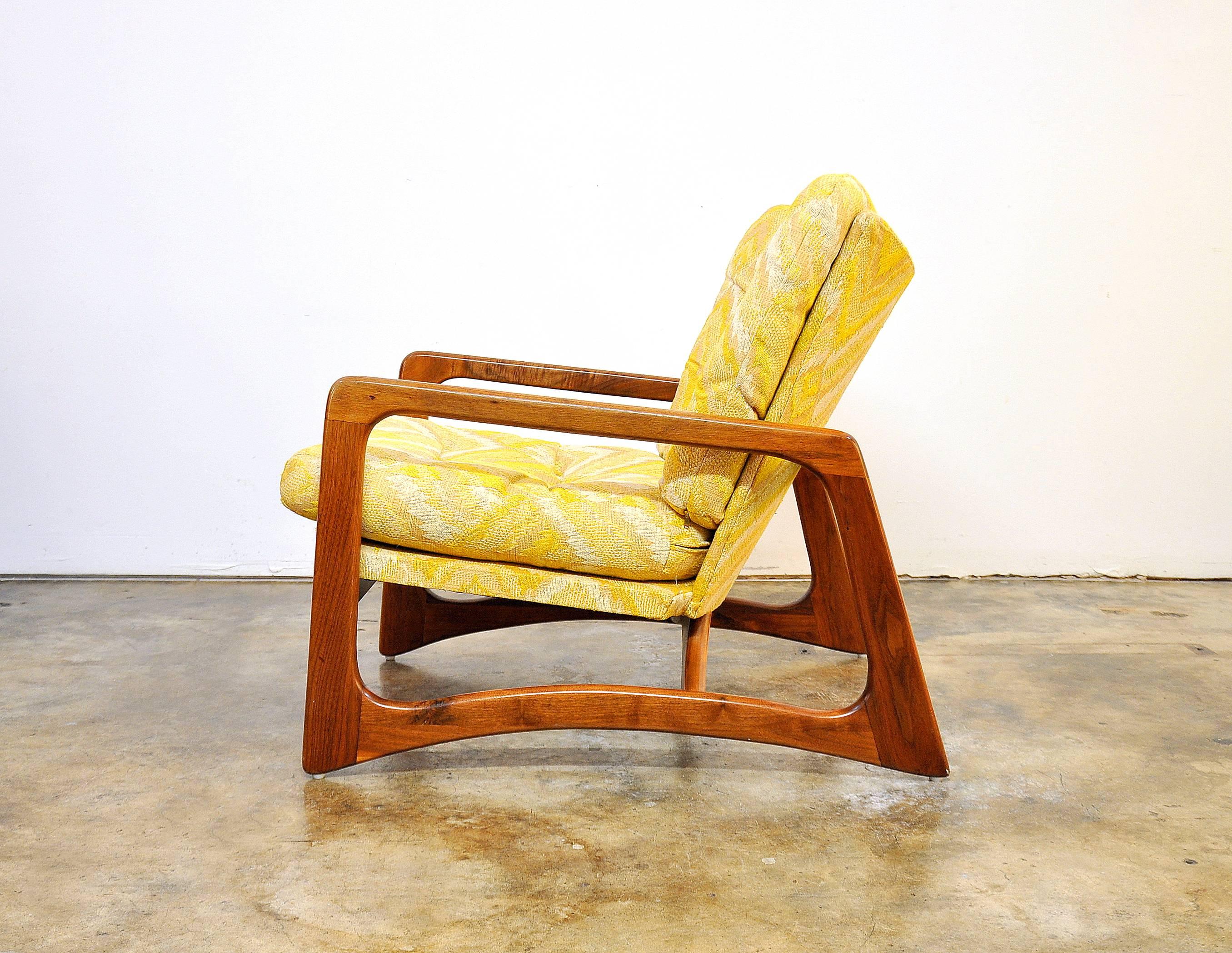 Adrian Pearsall for Craft Associates Lounge Chair, Model 2466-C, 1960s In Excellent Condition In Miami, FL