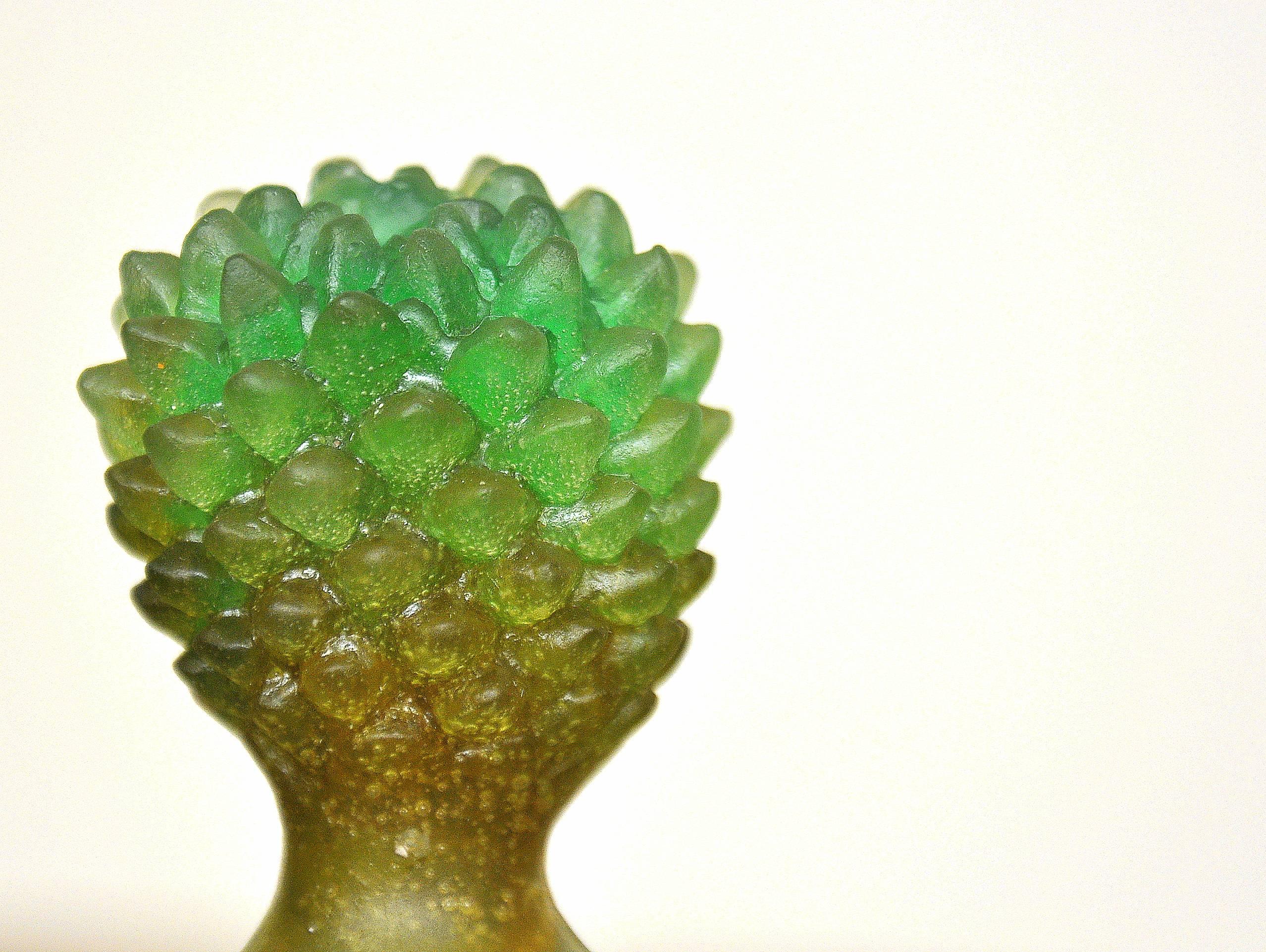 Joseph Hilton McConnico for Daum Pate de Verre Cactus Decanter 2