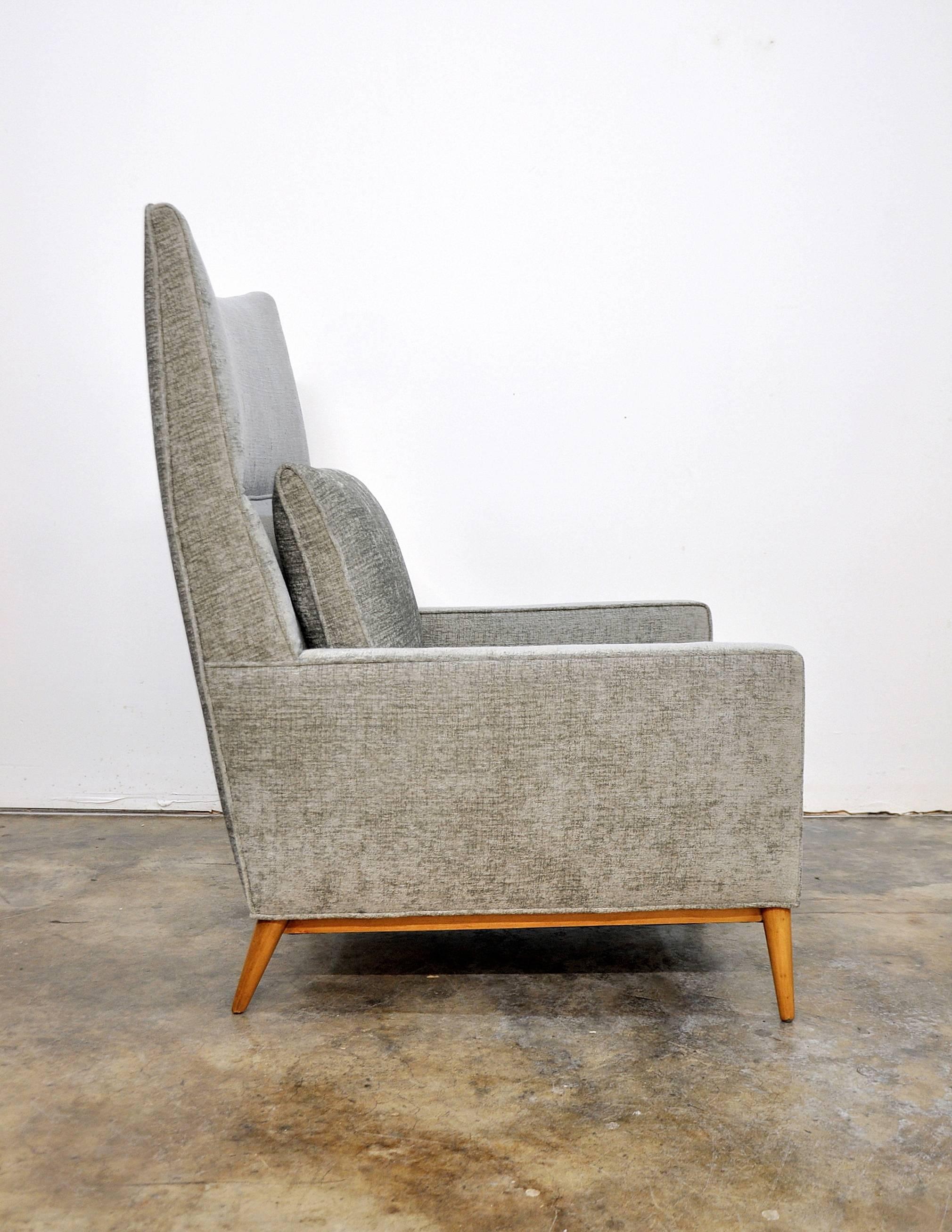 Mid-Century Modern Paul McCobb Directional 314 Model High Back Lounge Chair