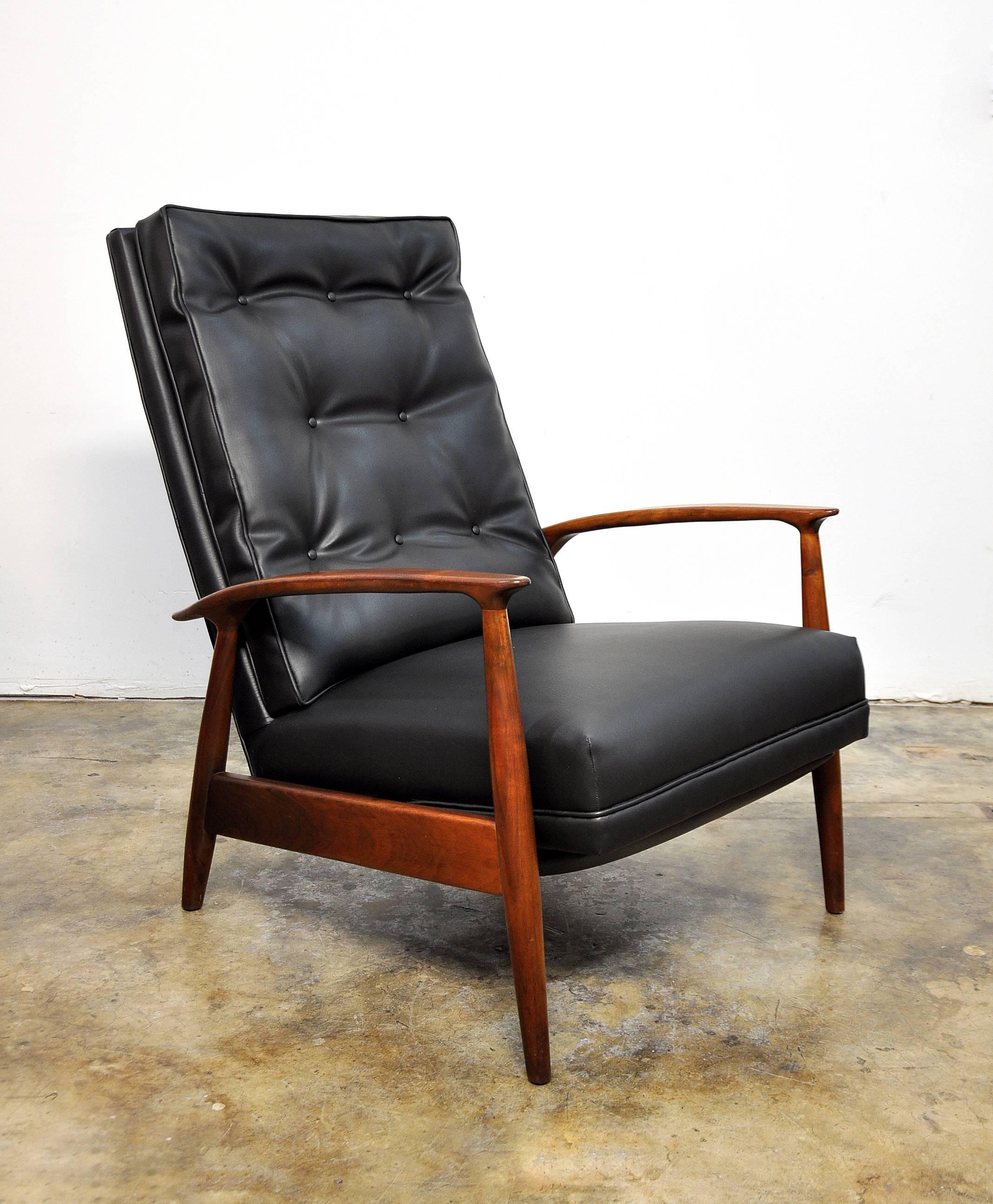 Mid-Century Modern Milo Baughman for James Inc. Lounge Chair Recliner