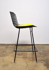 Knoll Harry Bertoia Black Bar Stool