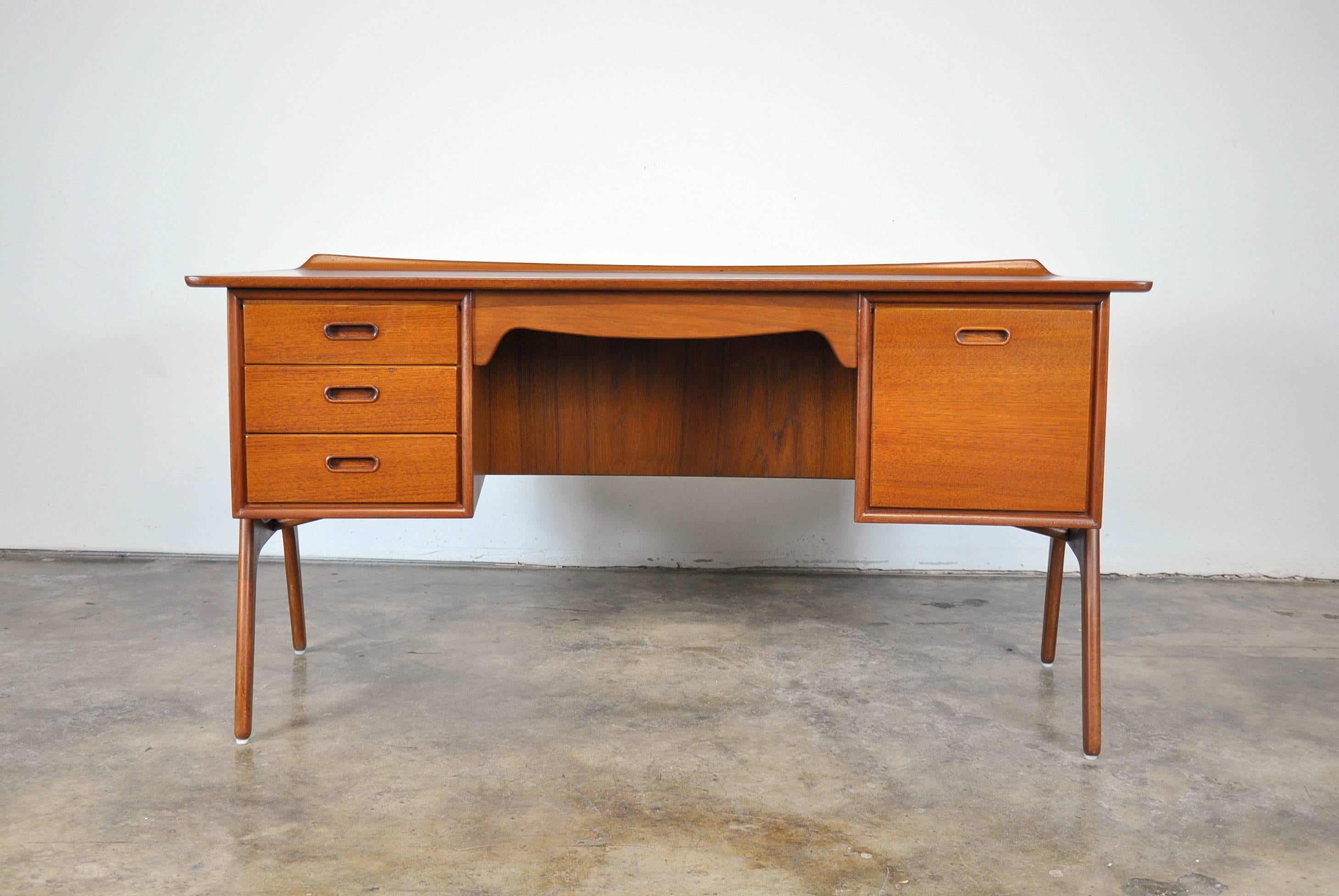 Scandinavian Modern Svend Aage Madsen Teak Desk