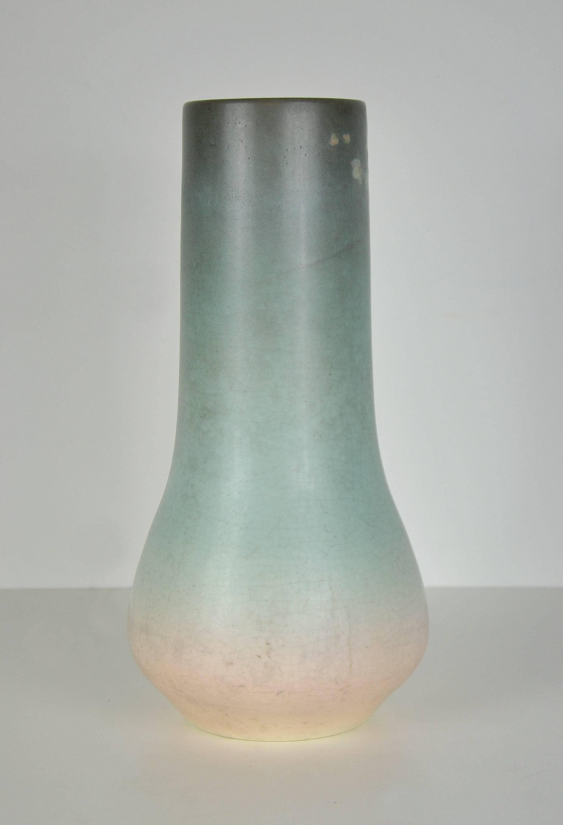 American E. T. Hurley Rookwood Vellum Glaze Pottery Vase
