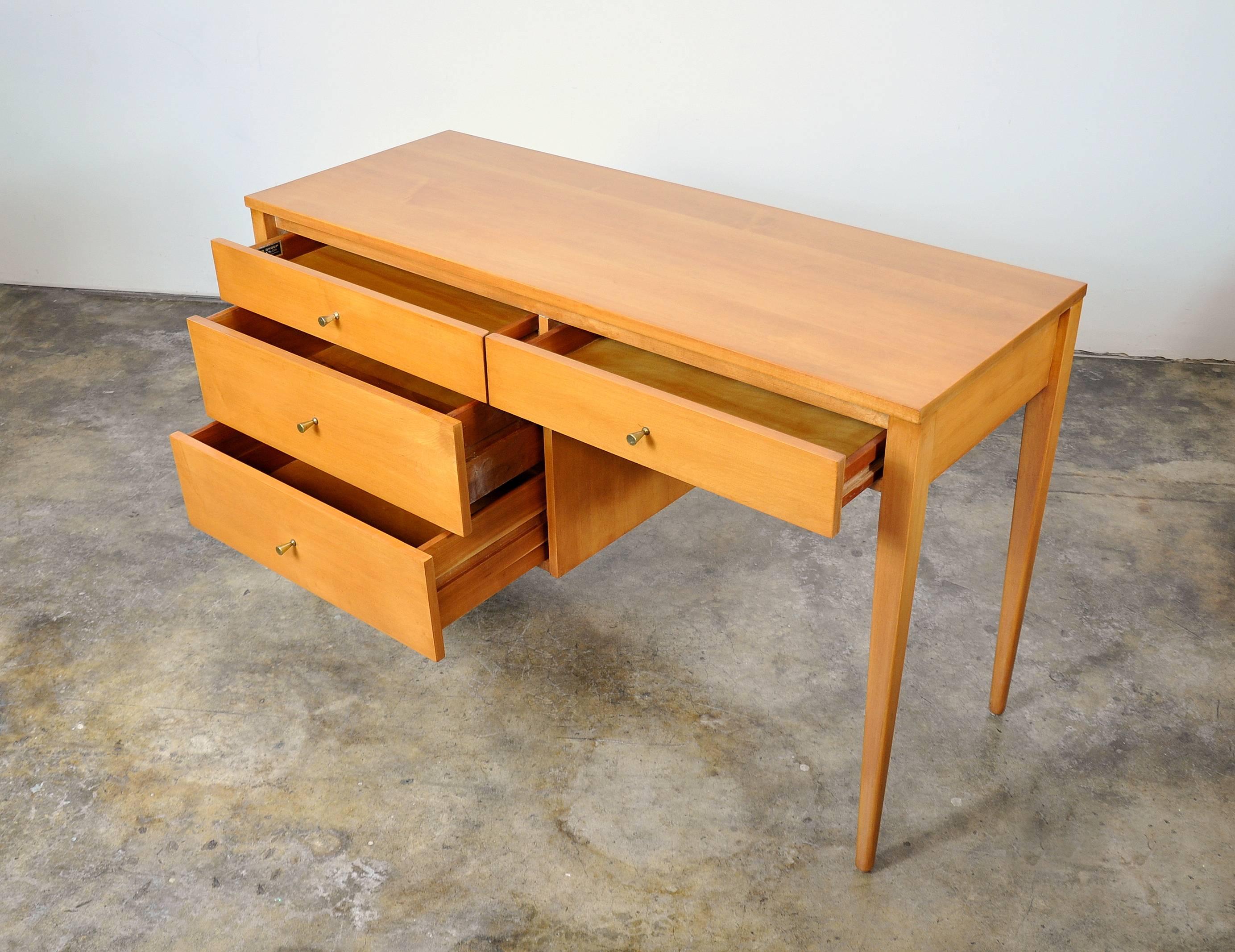 American Paul McCobb Maple Desk or Vanity Table