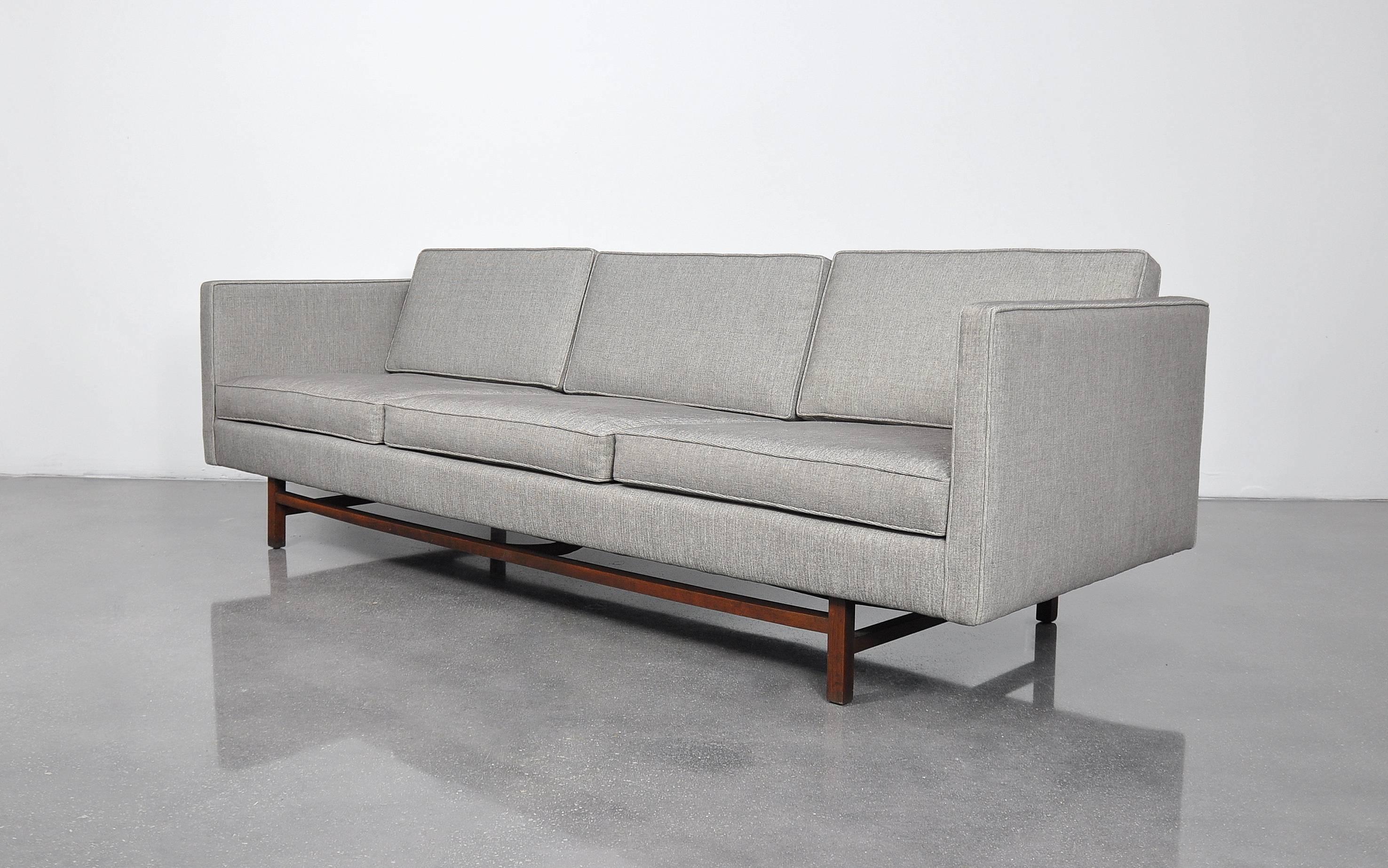 Mid-Century Modern Harvey Probber Tuxedo Style Sofa