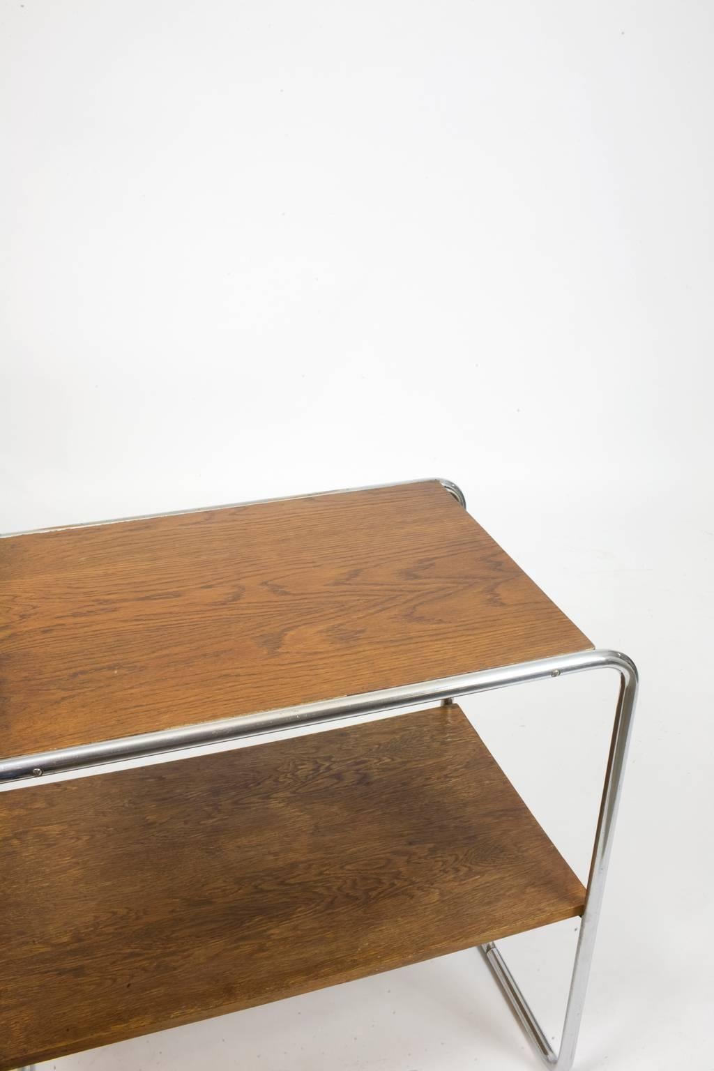 German 1930s Bauhaus Marcel Breuer Bar Console Table For Sale