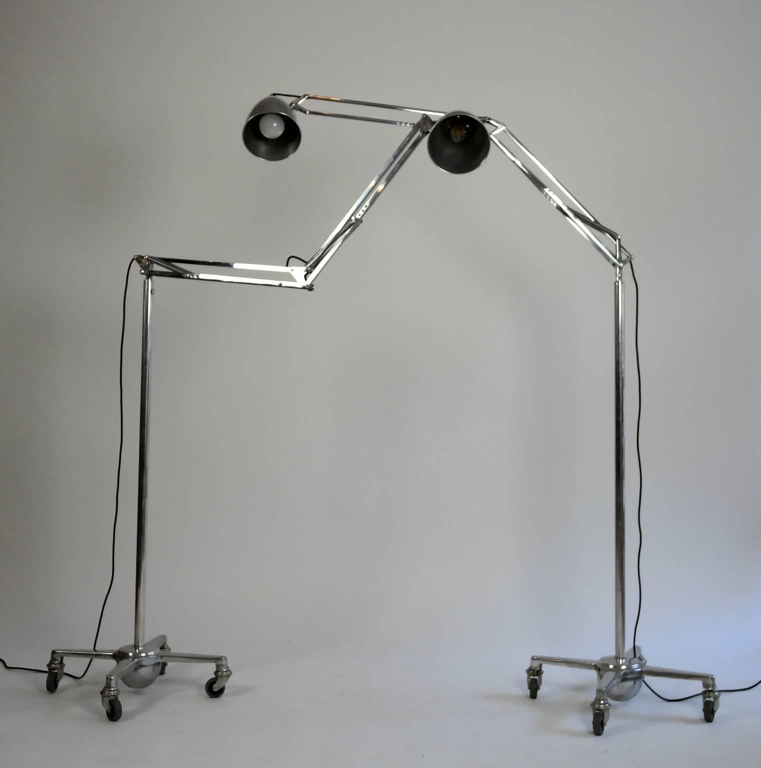 20th Century 1920s Anglepoise Floor Lamp from Herbert Terry For Sale